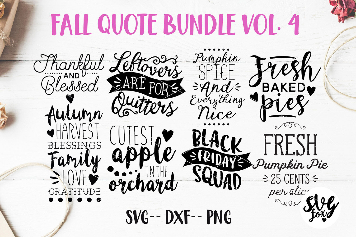 Download MEGA FALL SVG BUNDLE - 50 Designs By SVGFOX ...