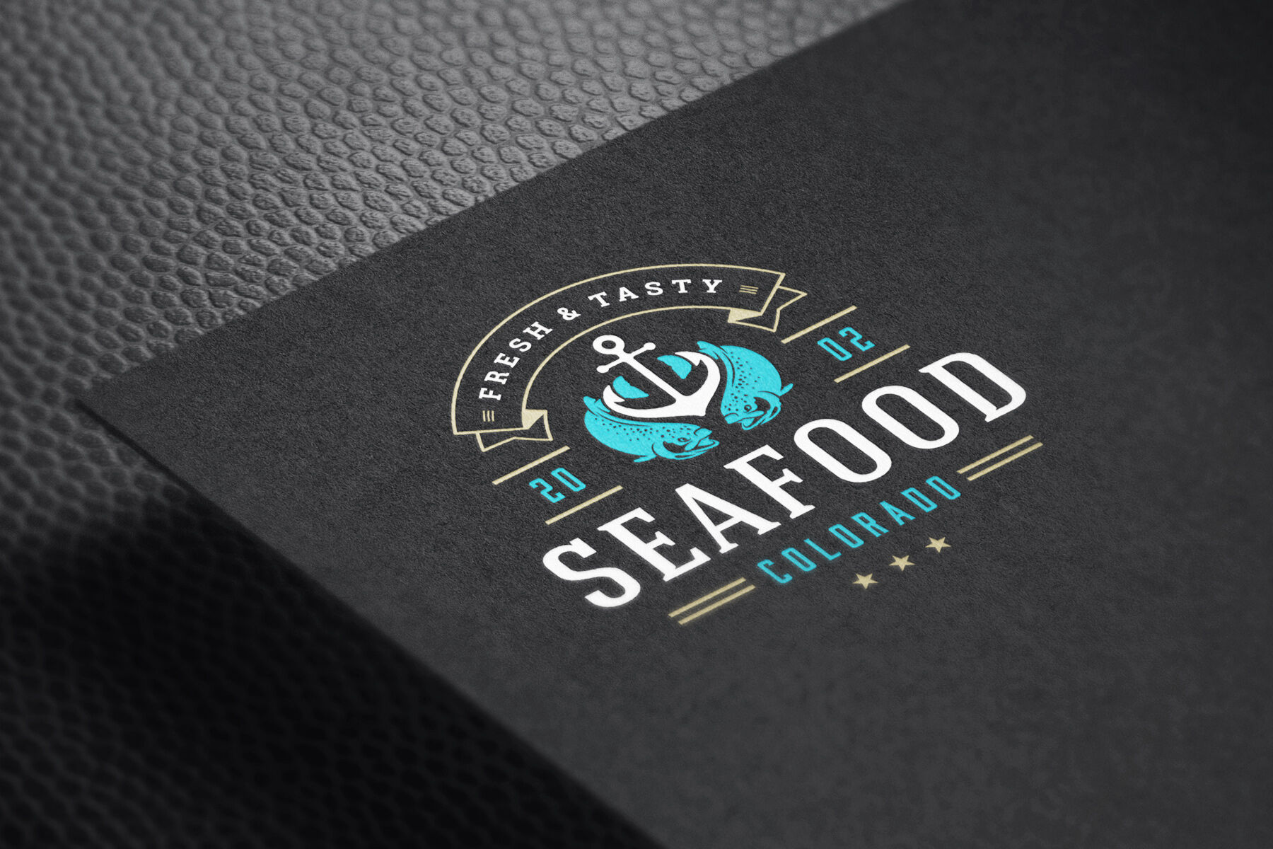 seafood restaurant logo and design