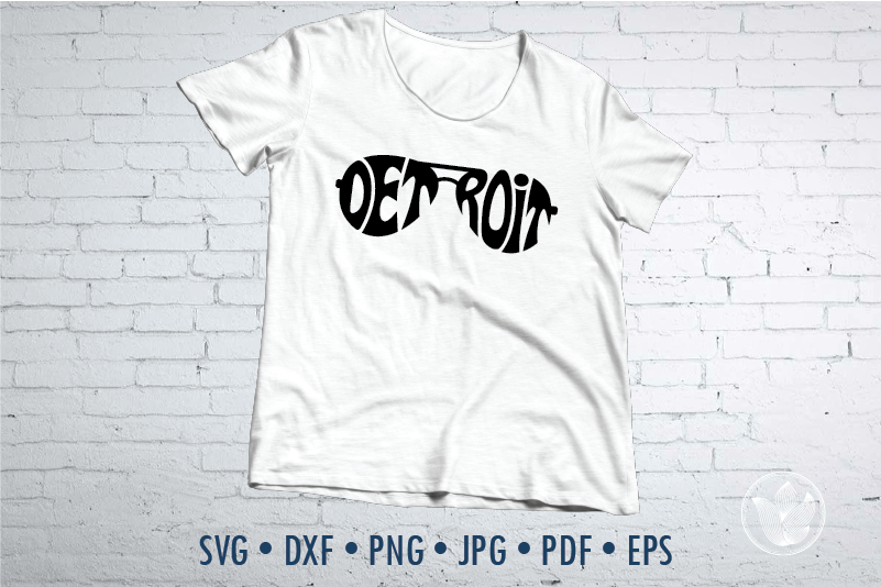 Detroit In Sunglasses Shape Jpg Png Eps Svg Dxf Shirt Design By Prettydd Thehungryjpeg Com