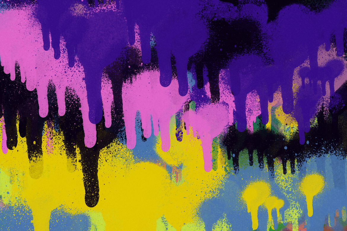 Spray Paint Leaks Backgrounds 2 By ArtistMef | TheHungryJPEG