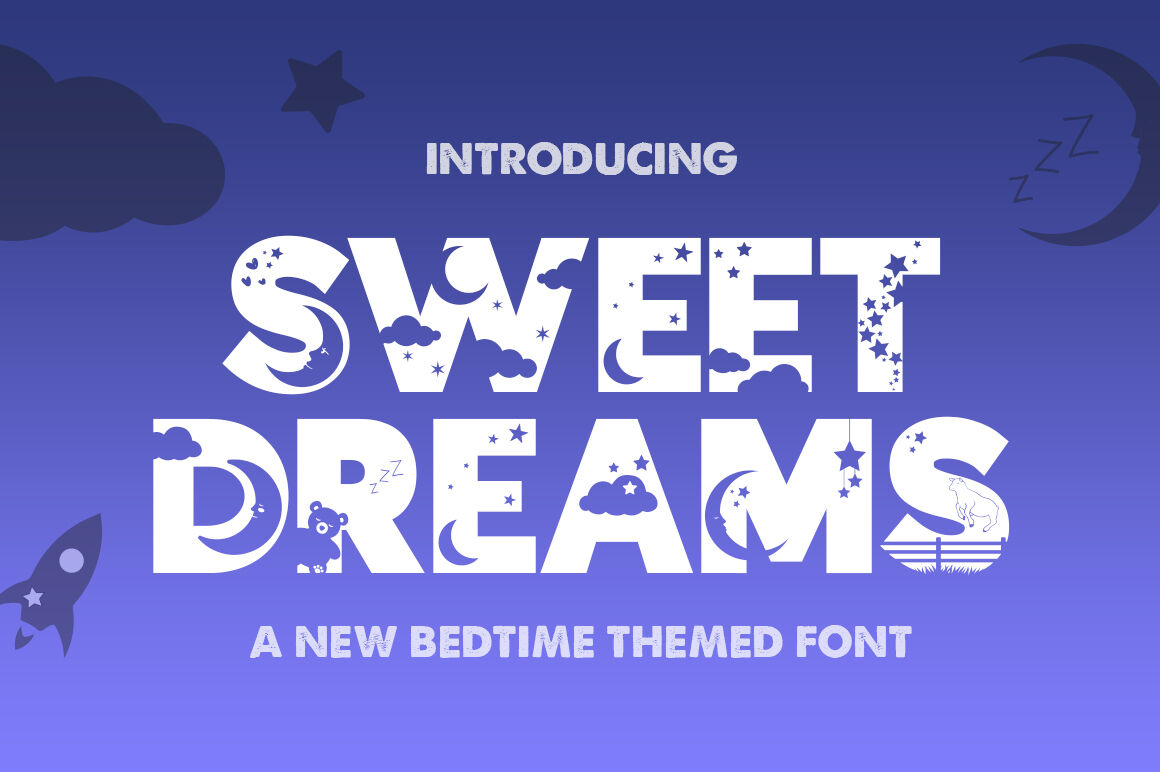 Sweet Dreams Silhouette Font By Salt Pepper Designs Thehungryjpeg Com