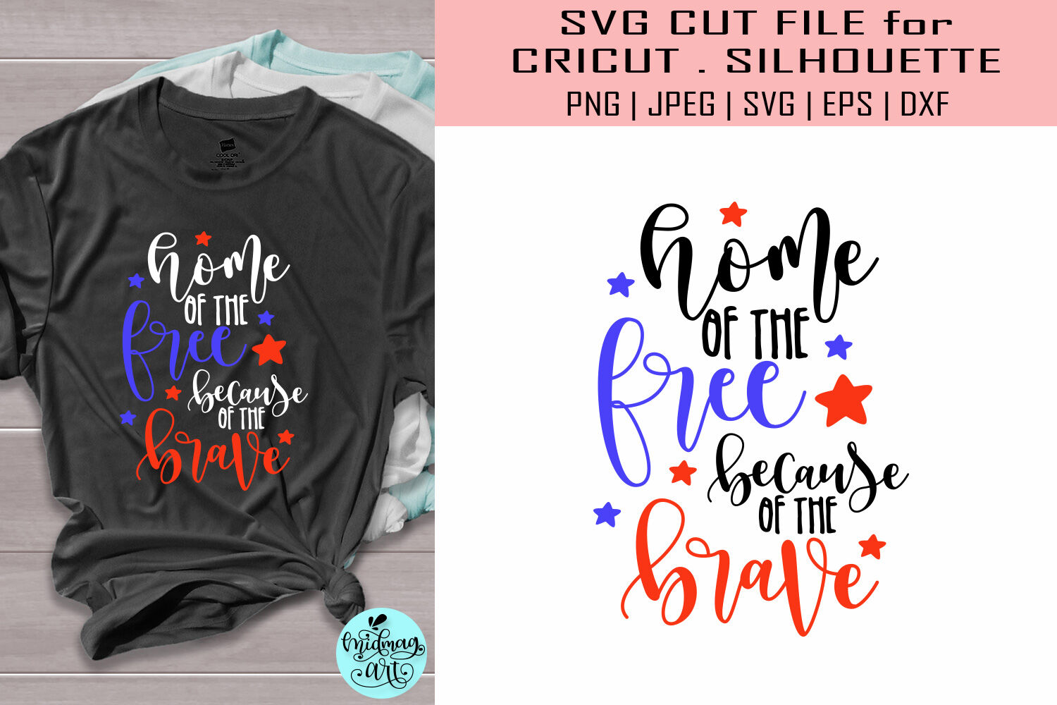 Free Free 192 Craft Cut Home Of The Free Because Of The Brave Svg SVG PNG EPS DXF File