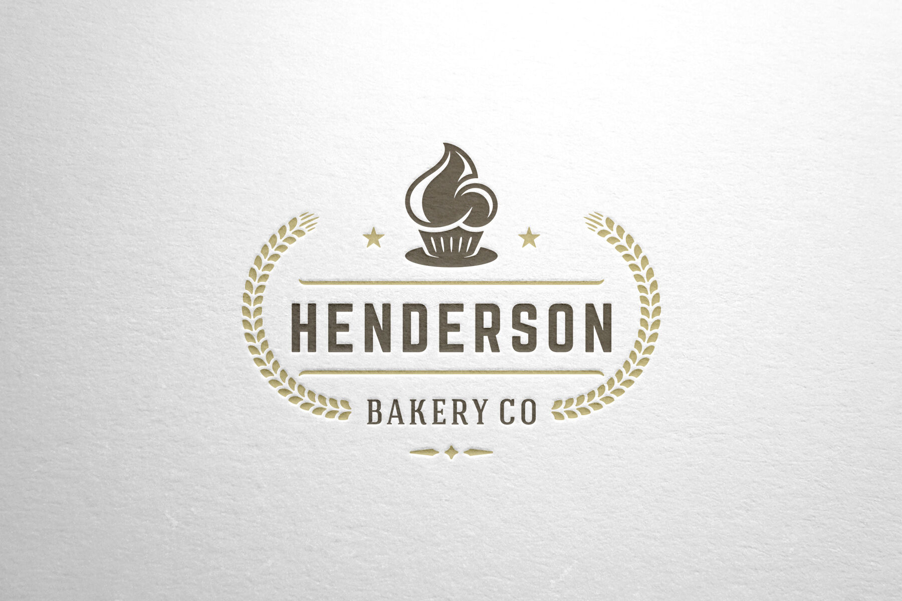 Stylish Logo Template For Bakery By Vasya Kobelev Thehungryjpeg Com