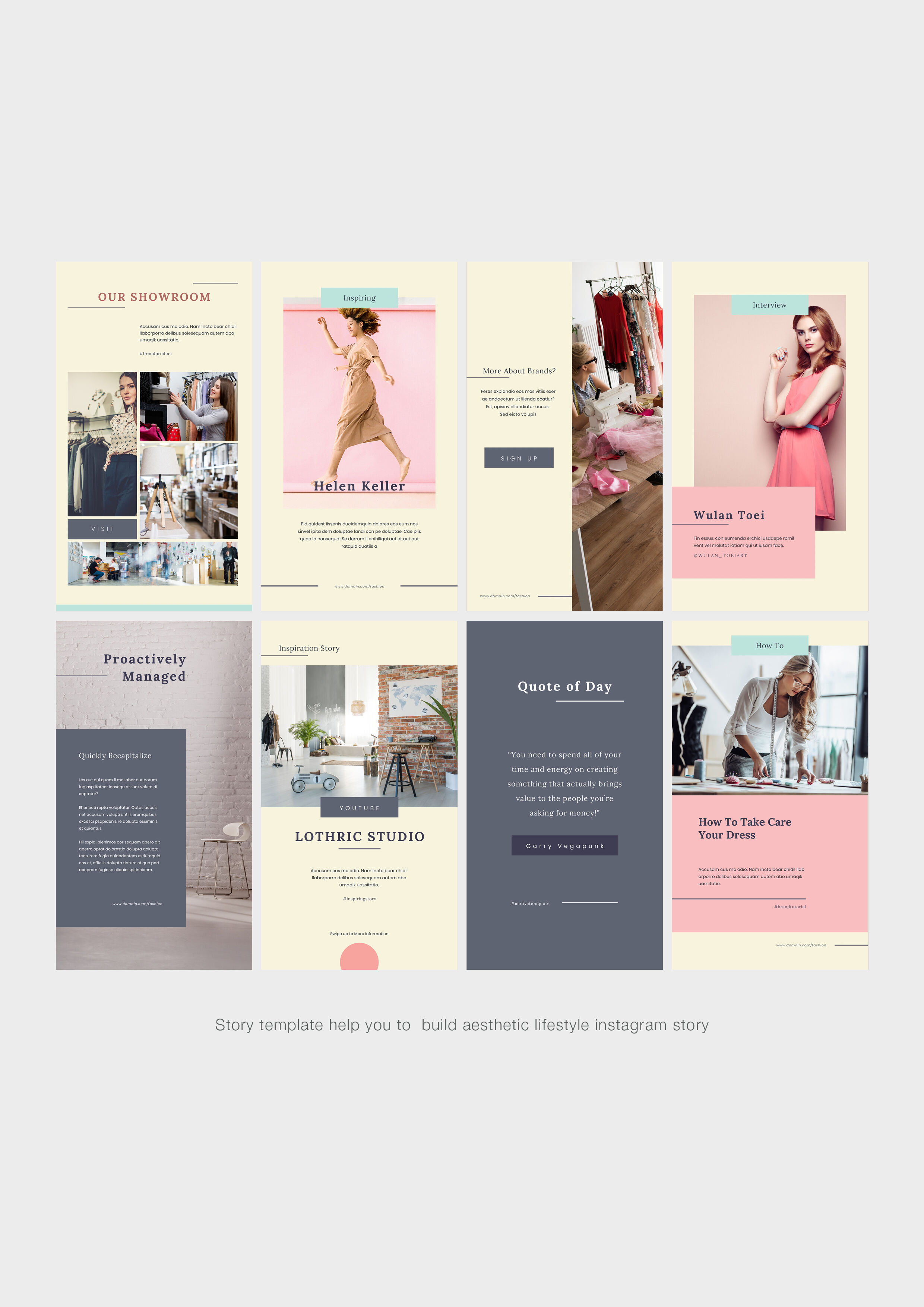 Pricille Instagram Pack Canva Psd Indd By Blanca Creative Lab Thehungryjpeg Com