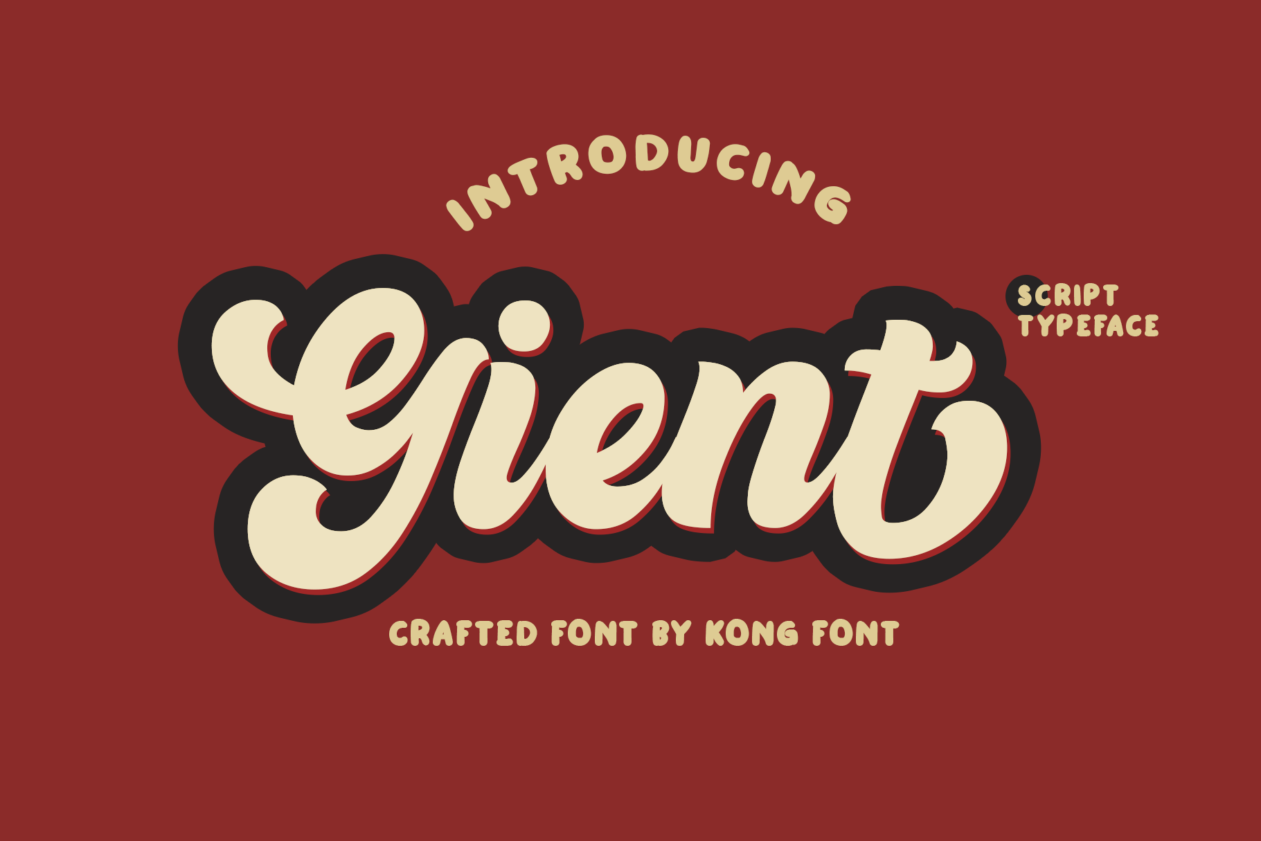 Gient By Kongfont Thehungryjpeg Com