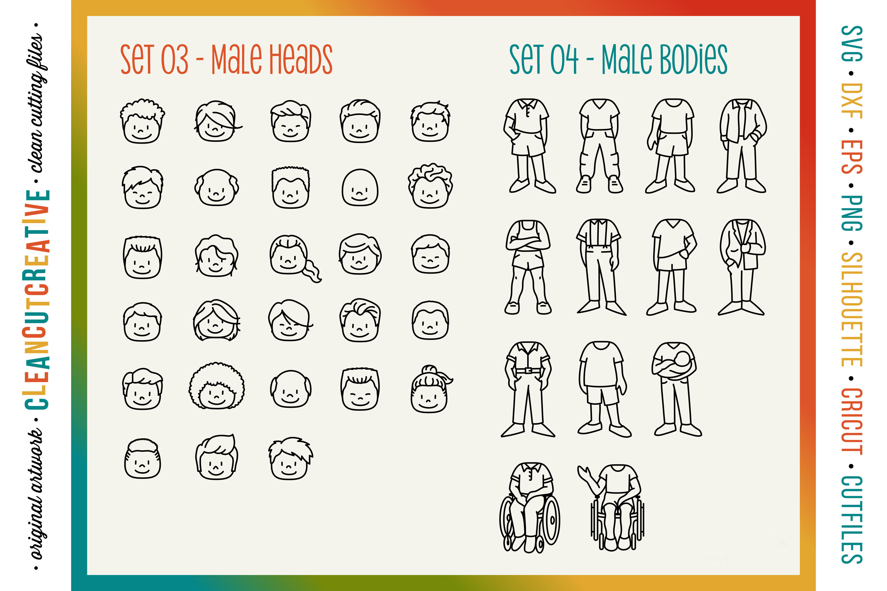 Custom Family Creator Stick Figure People Portrait Generator Svg Cuts By Cleancutcreative Thehungryjpeg Com