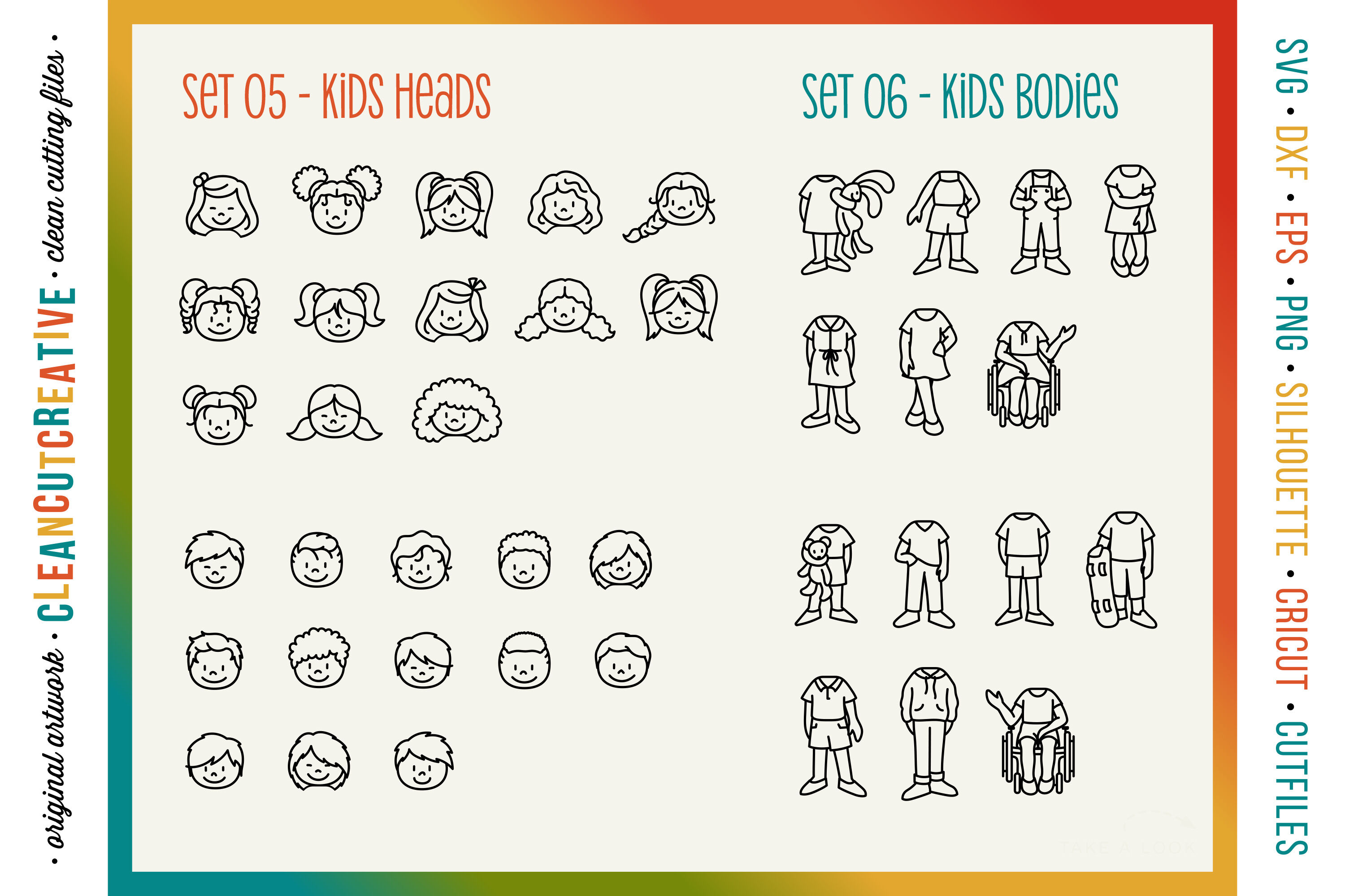 Custom Family Creator Stick Figure People Portrait Generator Svg Cuts By Cleancutcreative Thehungryjpeg Com