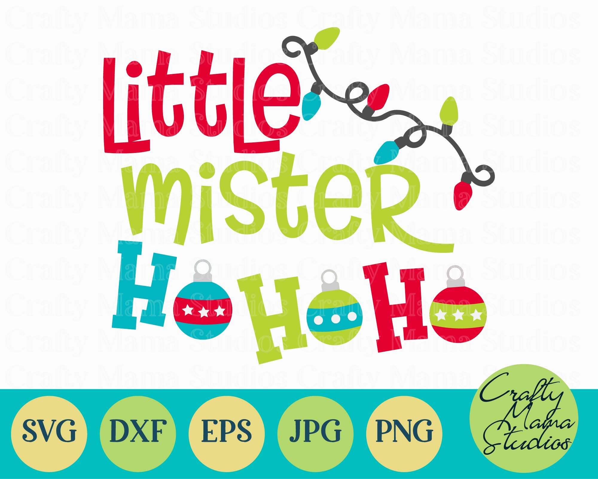 Little Mister Ho Ho Ho Svg Baby Christmas Svg By Crafty Mama Studios Thehungryjpeg Com