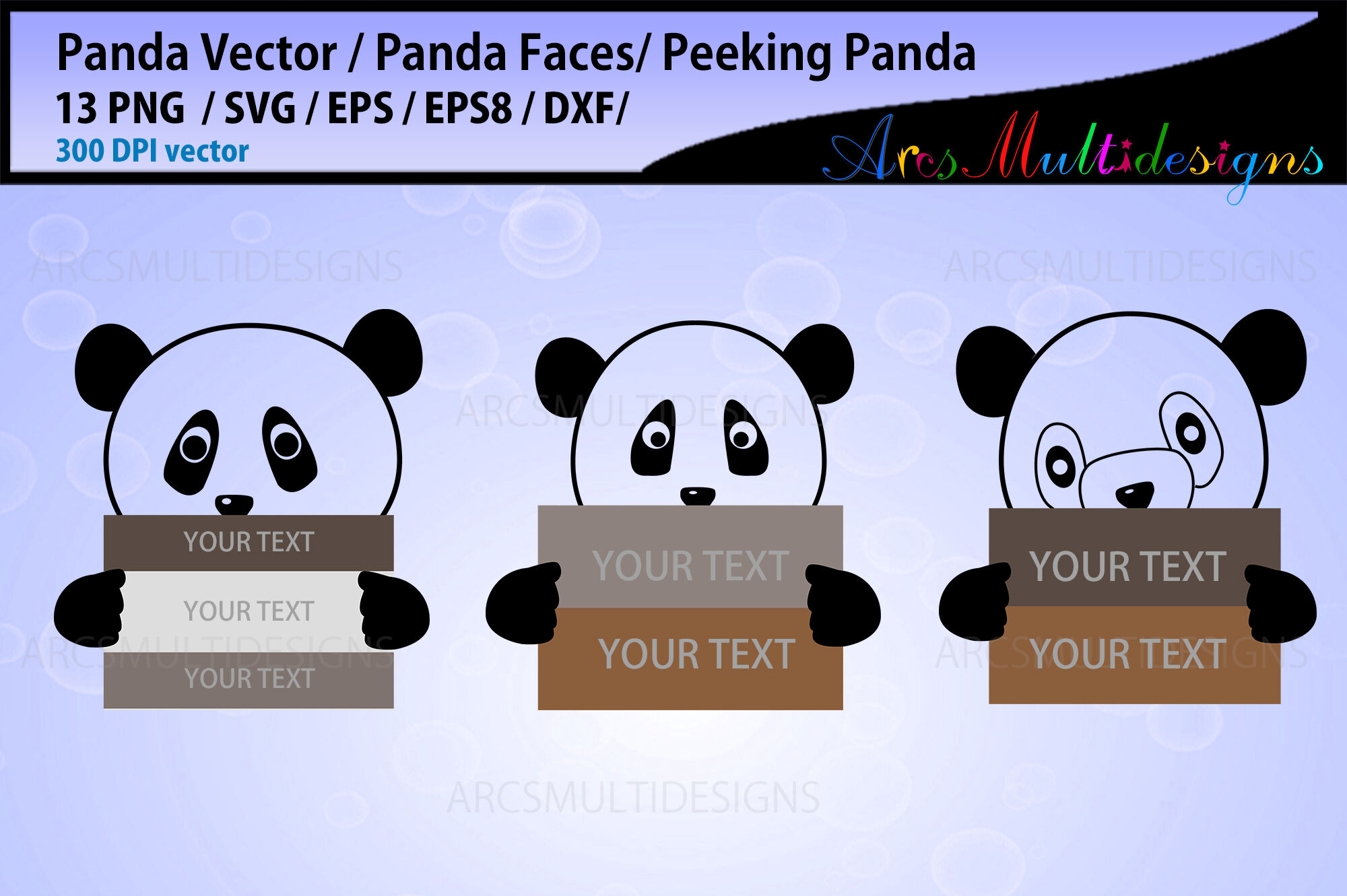 Download Panda Face Svg Bundle By Arcsmultidesignsshop Thehungryjpeg Com