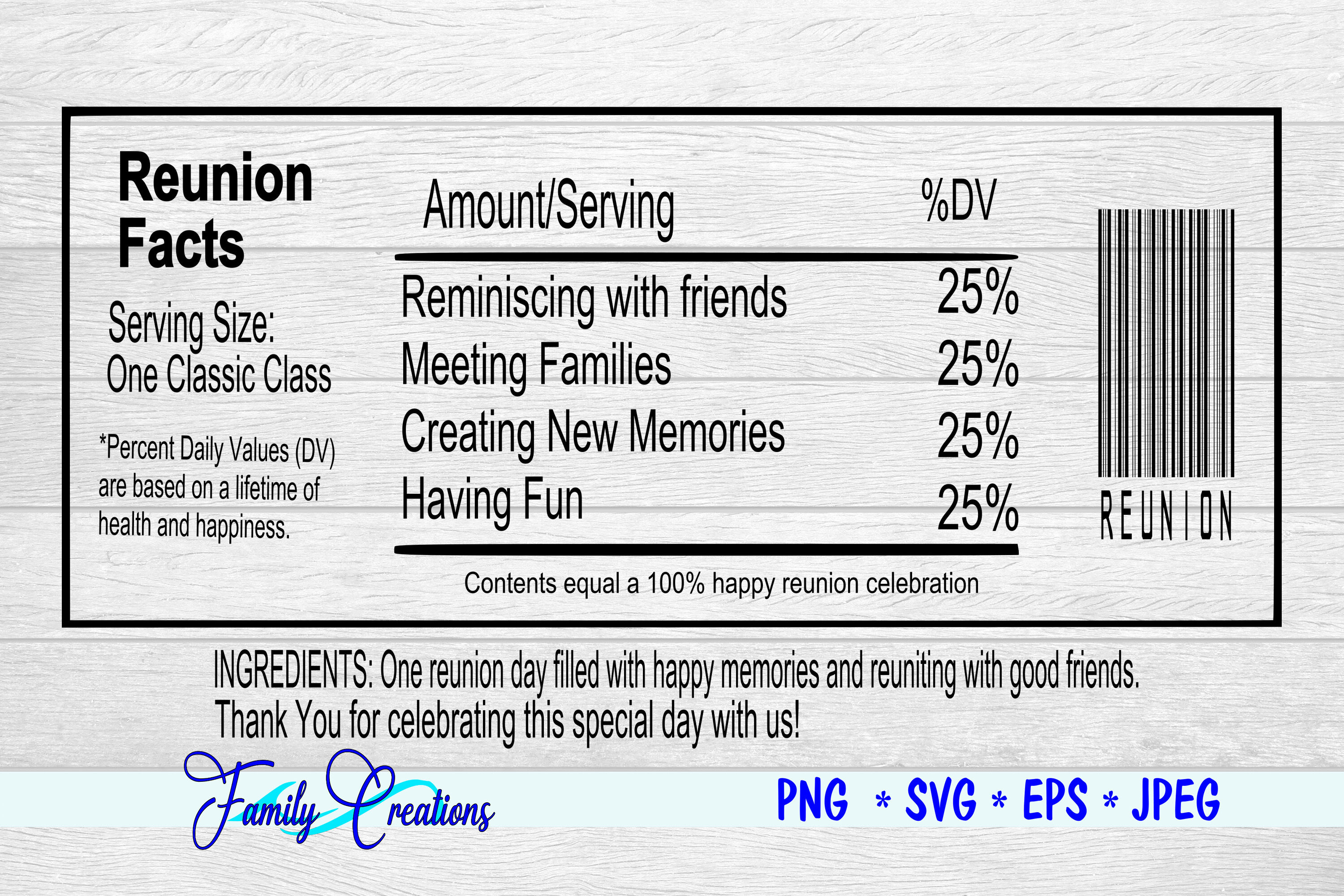 Download Reunion Facts By Family Creations Thehungryjpeg Com