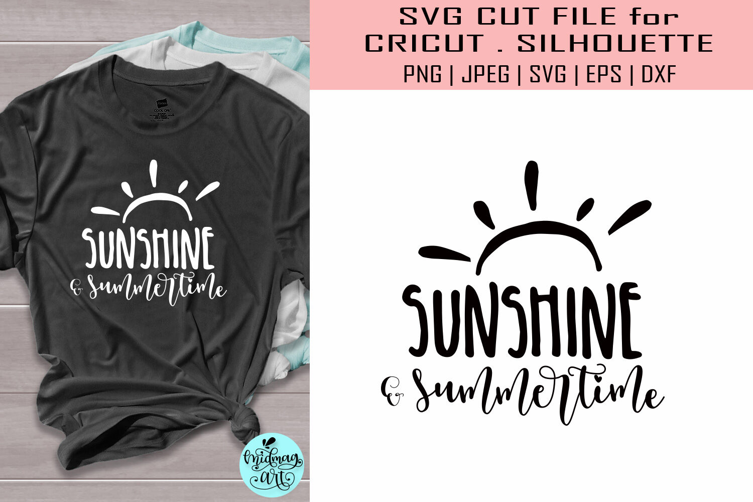Download Sunshine And Summertime Svg Summer Svg By Midmagart Thehungryjpeg Com
