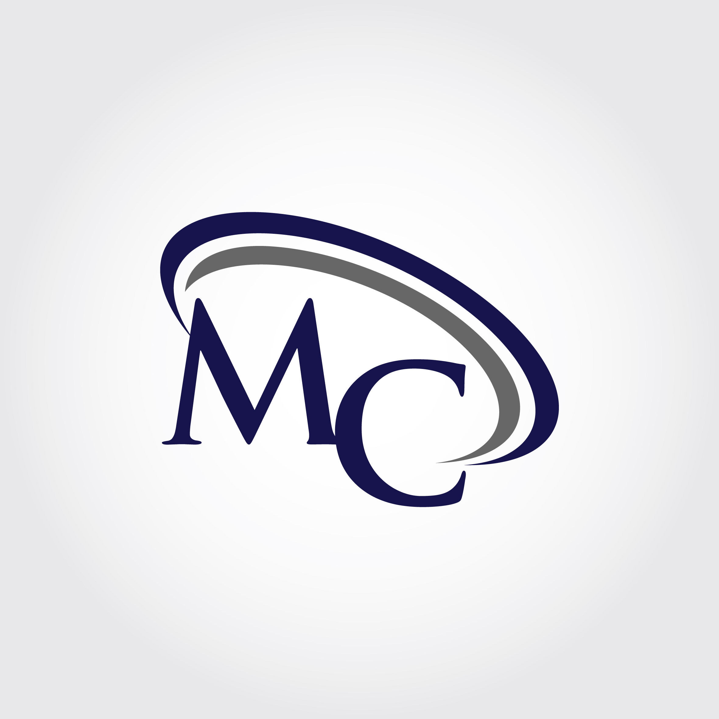 Monogram MC Logo Design By Vectorseller | TheHungryJPEG