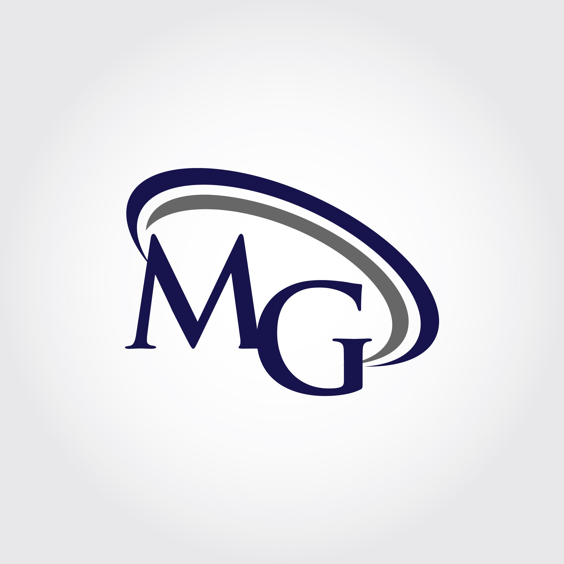 monogram mg logo design