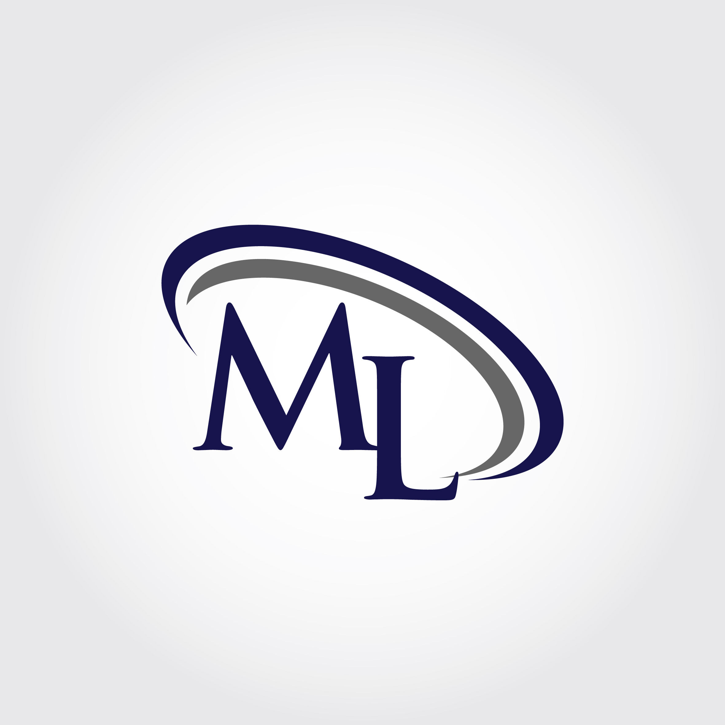 Monogram Ml Logo Design By Vectorseller Thehungryjpeg Com
