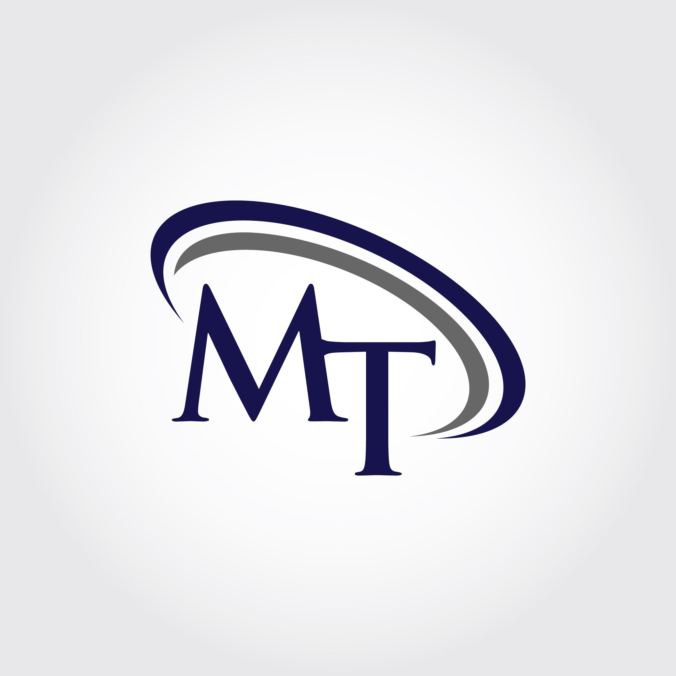 Monogram Mt Logo Design By Vectorseller Thehungryjpeg Com