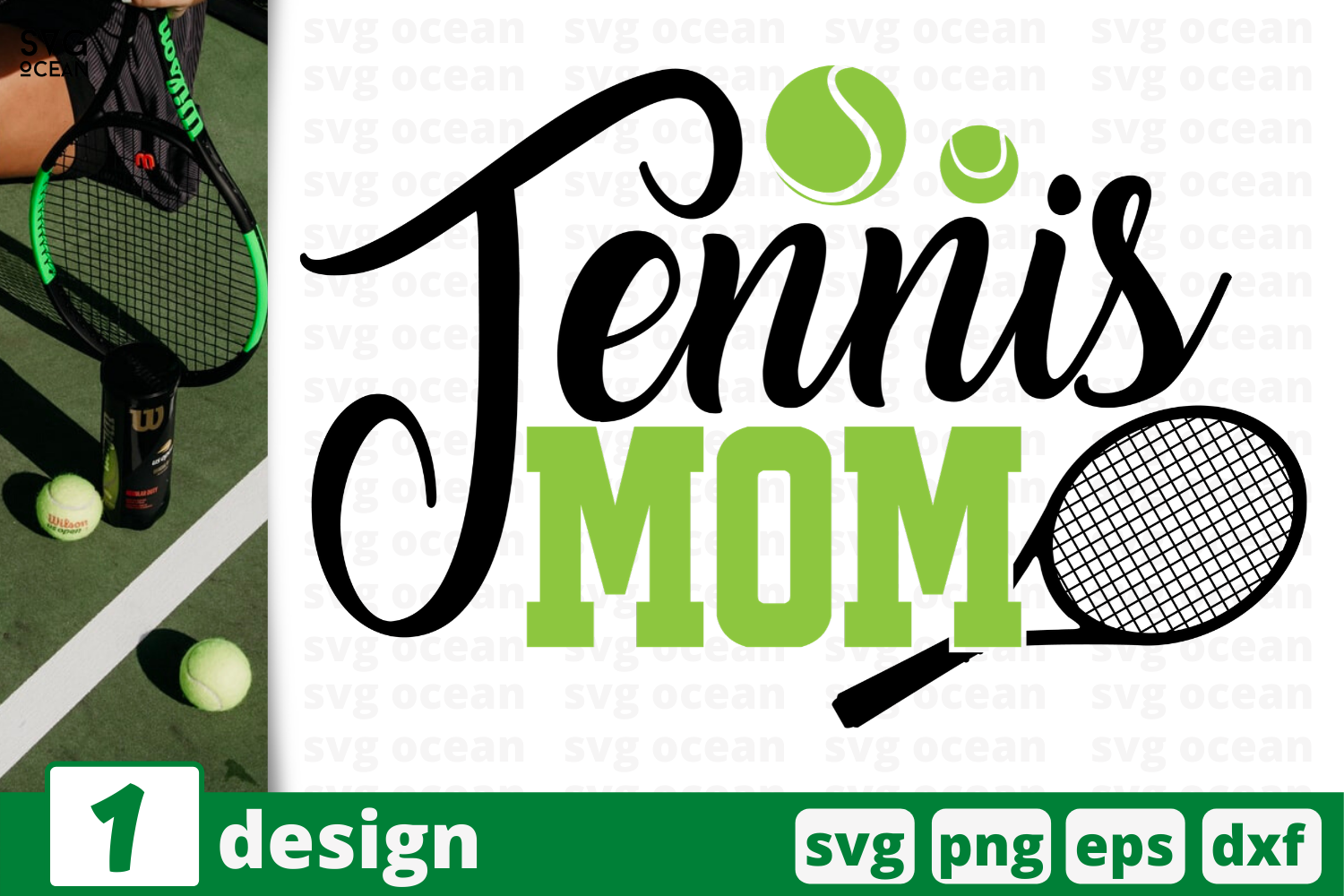 1 Tennis Mom Sport Quotes Cricut Svg By Svgocean Thehungryjpeg Com