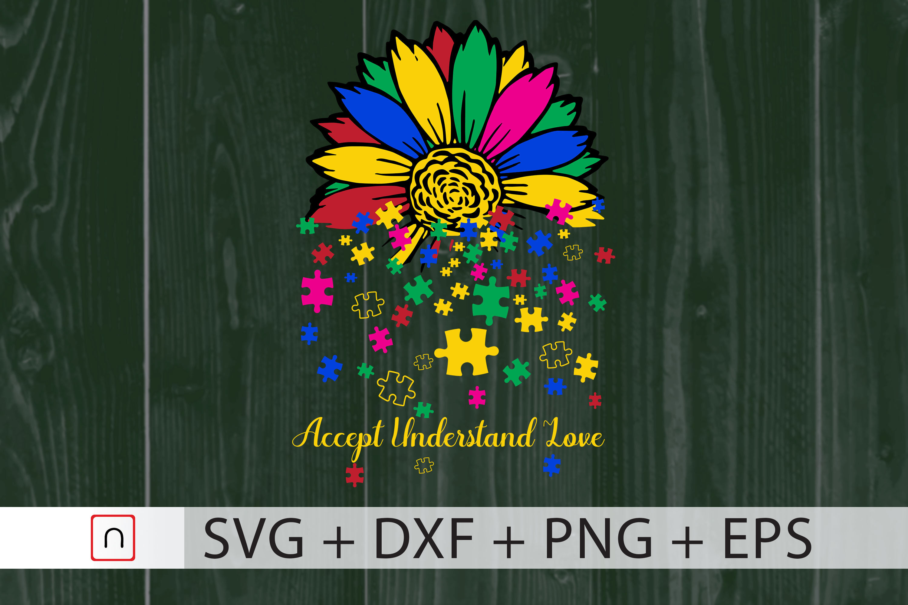 Free Free Sunflower Autism Svg SVG PNG EPS DXF File