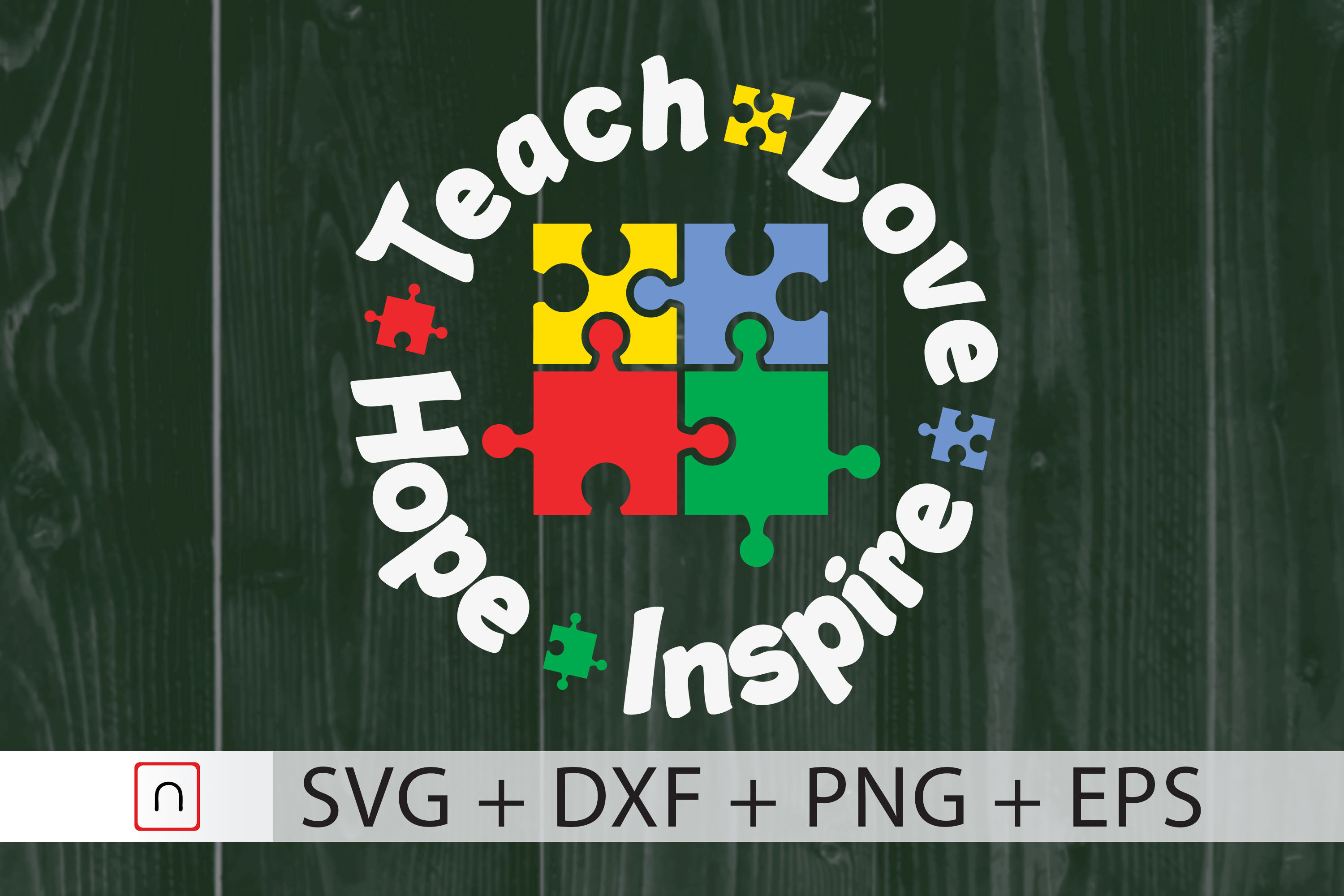 Teach Love Hope Inspire Svg Teacher Svg By Novalia Thehungryjpeg Com