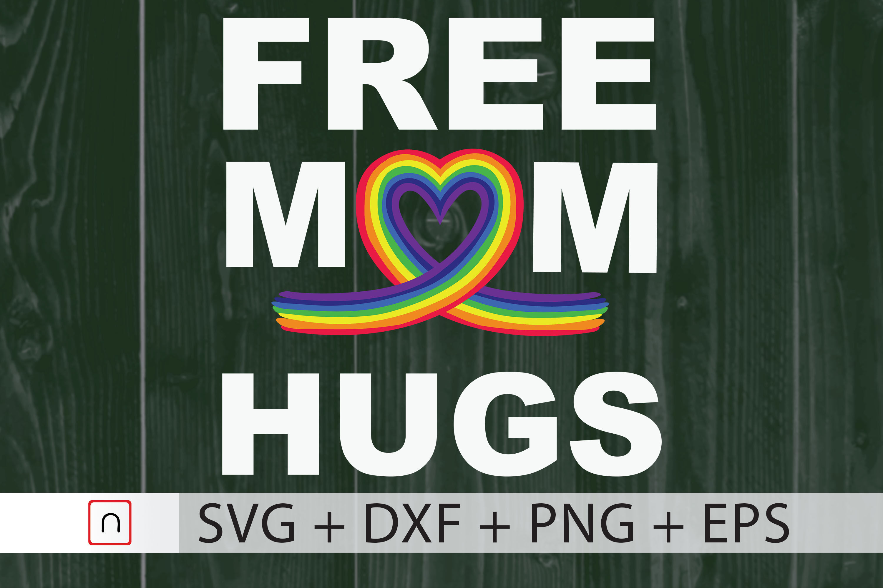 Free Mom Hugs Svg Lgbt Mom Svg Pride Svg By Novalia Thehungryjpeg Com