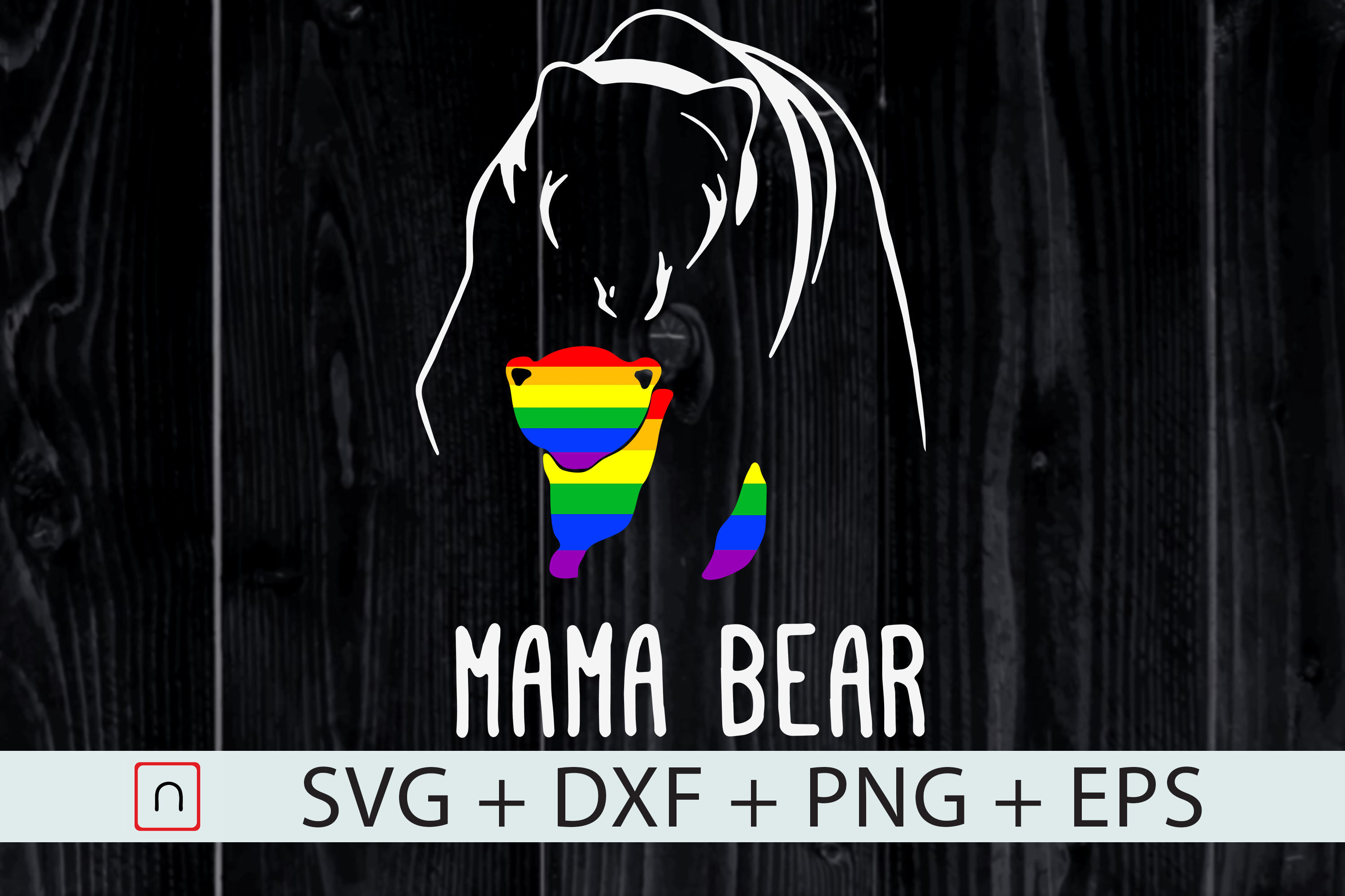 Download Mama Bear Lgbtq Svg Funny Lgbtq Svg By Novalia Thehungryjpeg Com