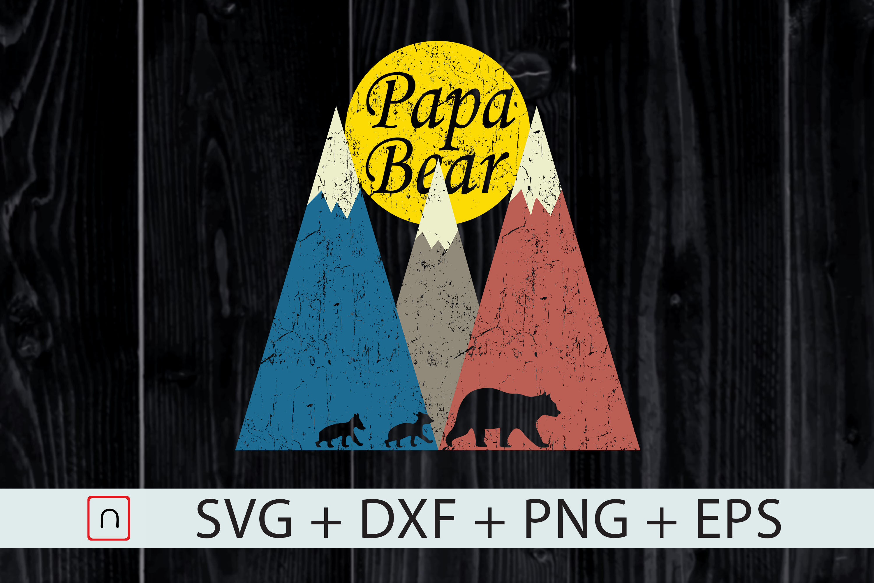 Download Twin Dad Twins Papa Bear Svg Fathers Day By Novalia Thehungryjpeg Com