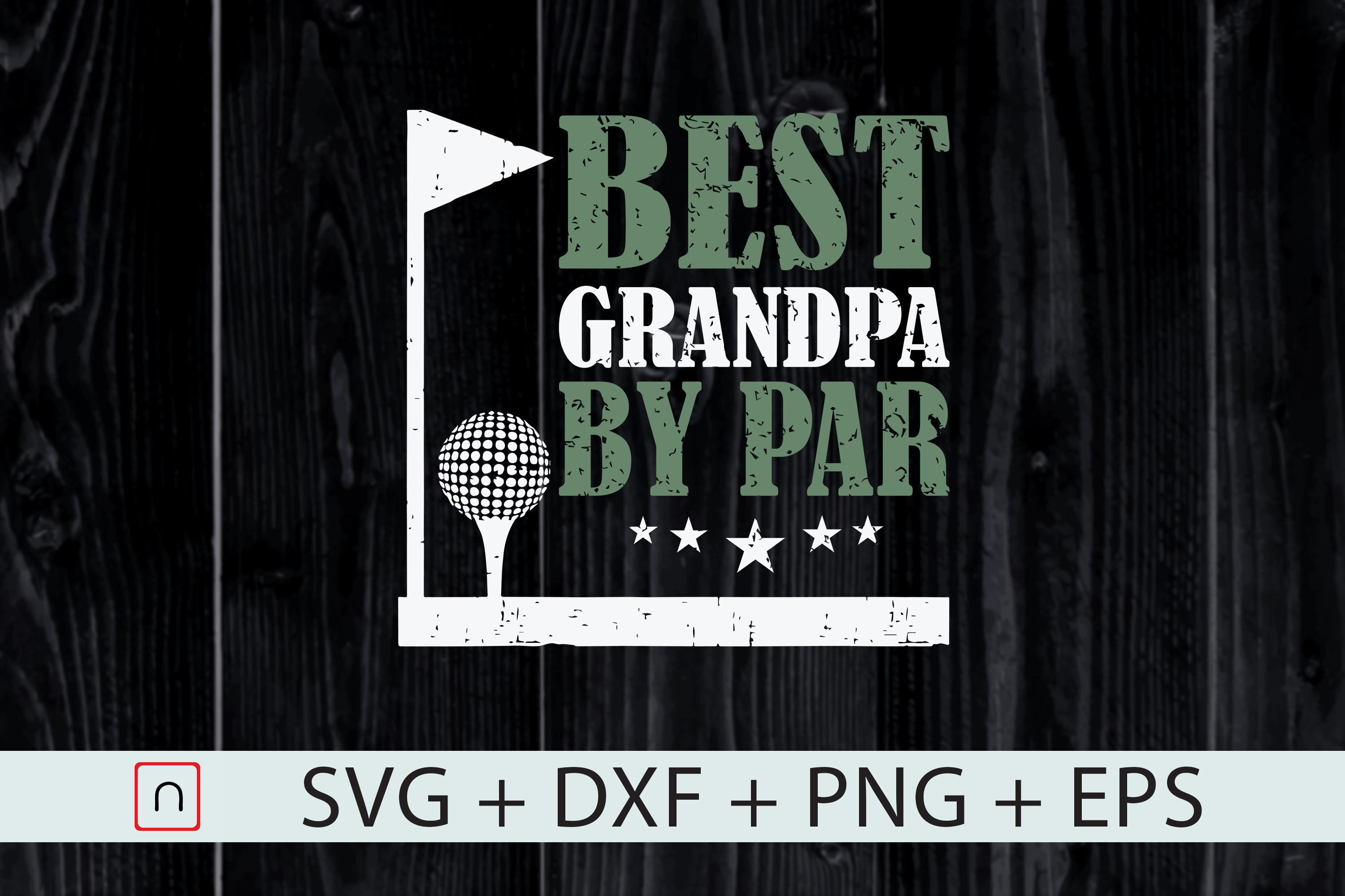 Download Best Grandpa By Par Golf Svg Fathers Day By Novalia Thehungryjpeg Com SVG, PNG, EPS, DXF File