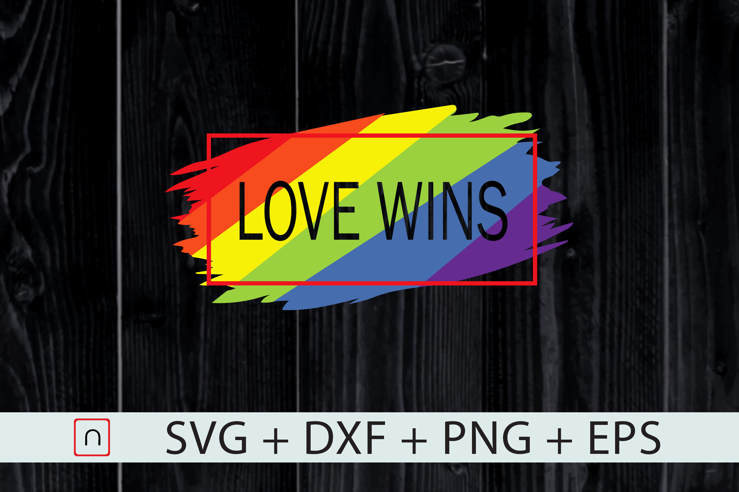 Download Lgbt Love Wins Rainbow Flag Gay Pride By Novalia Thehungryjpeg Com