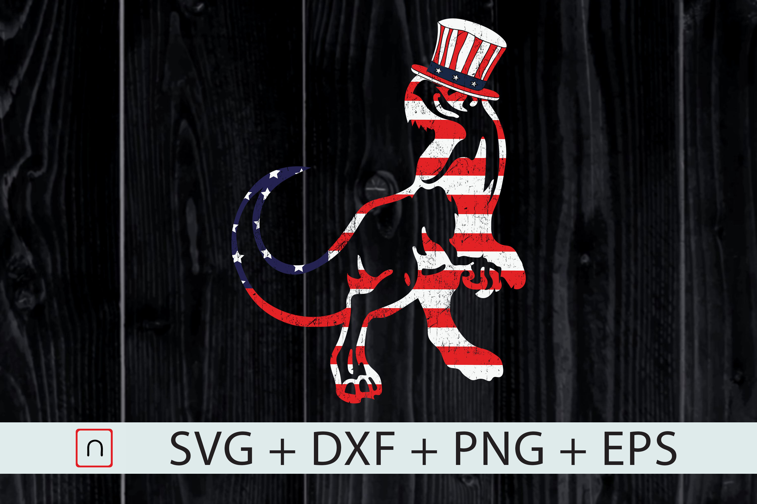 Download Flag Usa Dinosaur Hat Patriotic 4th July By Novalia Thehungryjpeg Com PSD Mockup Templates