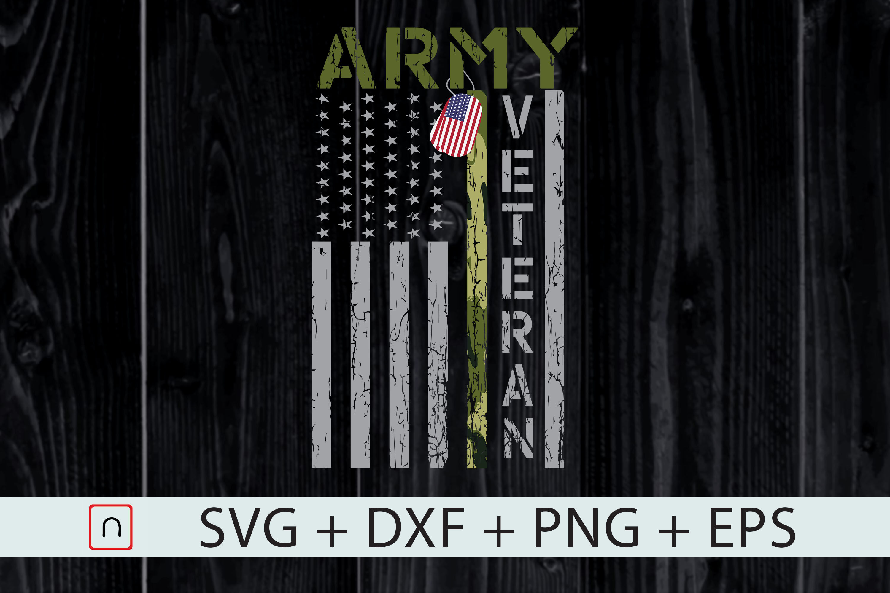 Download Army Veteran American Flag 4th Of July By Novalia Thehungryjpeg Com