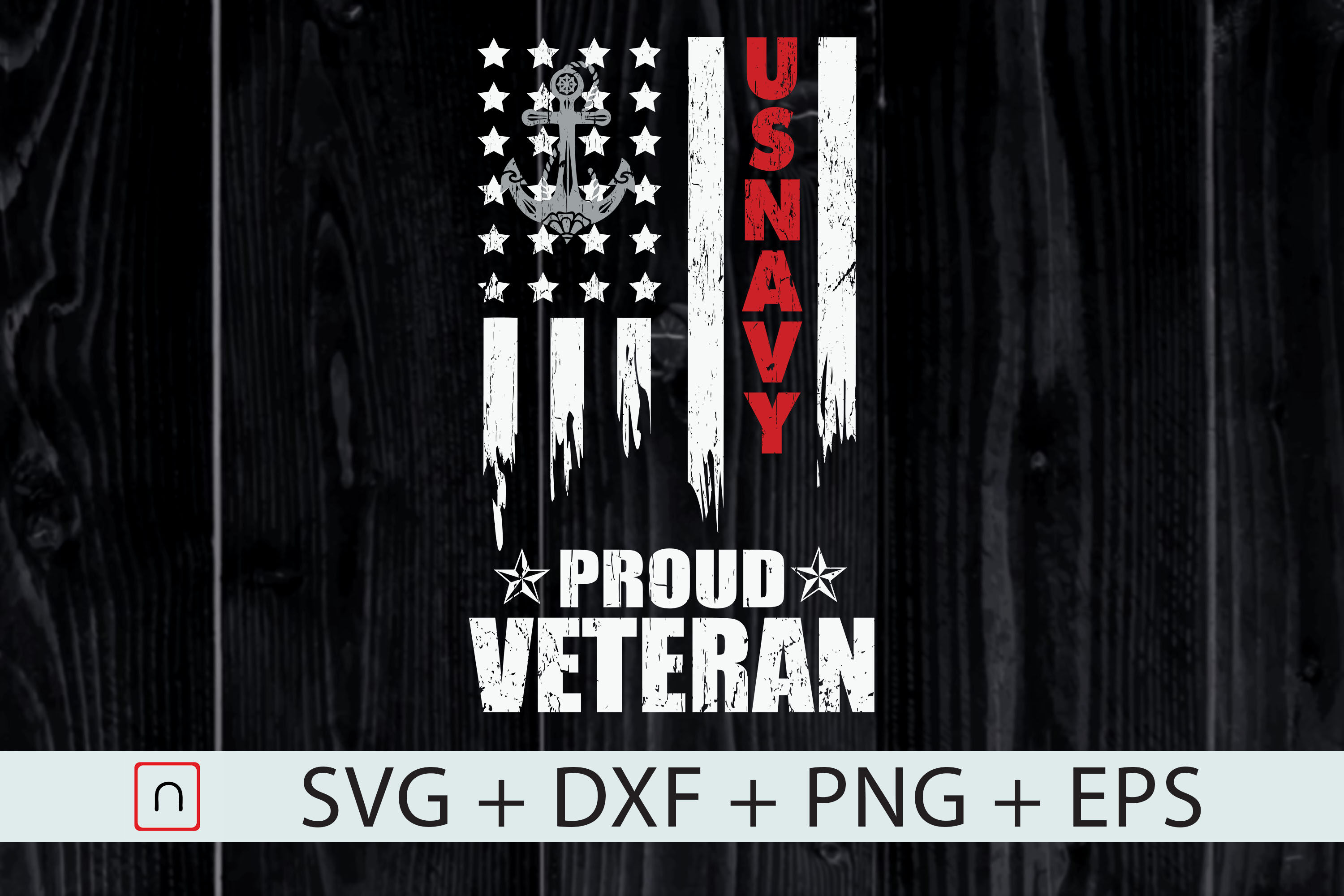 Download Proud Veteran Us Navy Flag Distressed By Novalia Thehungryjpeg Com