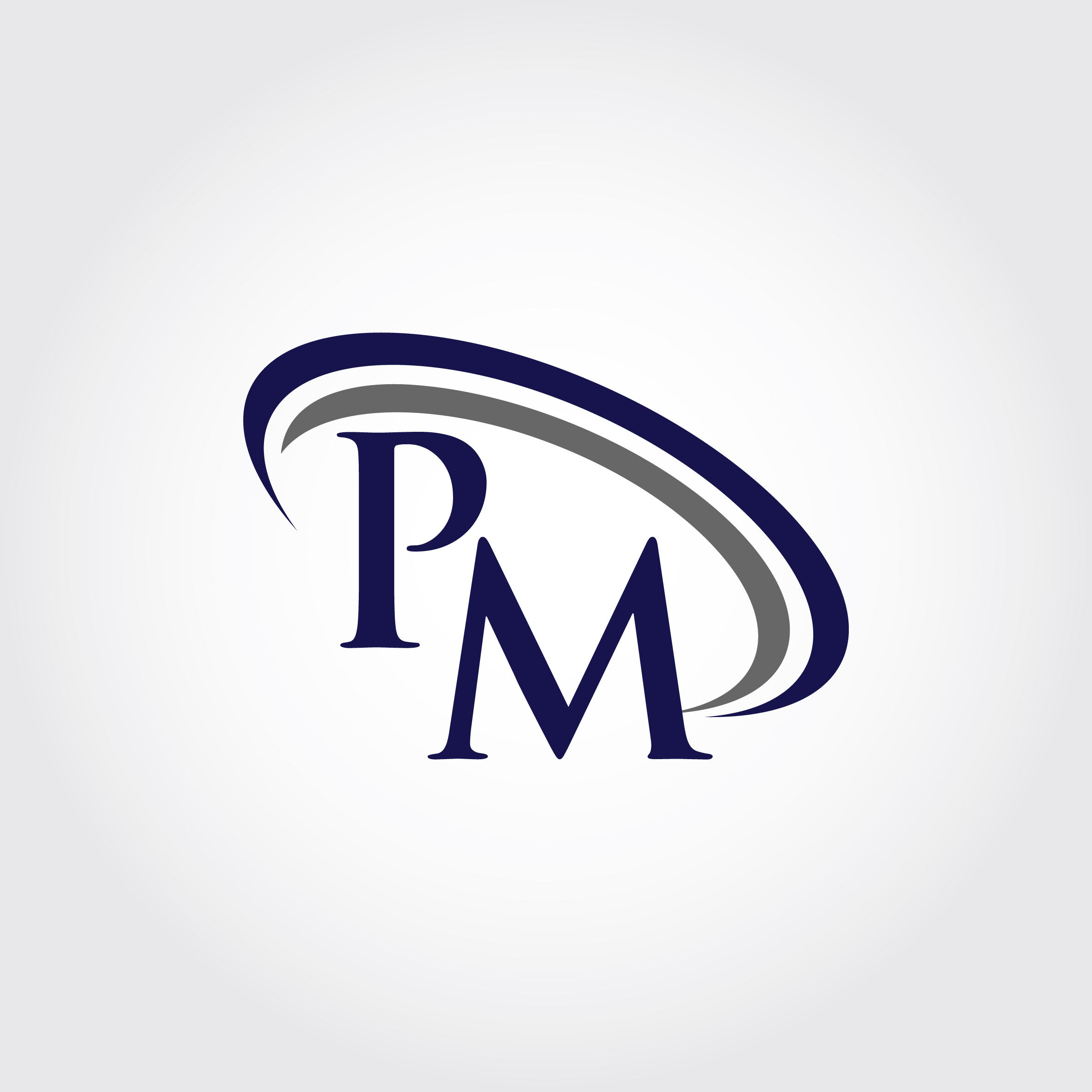 MOnogram PM Logo Design By Vectorseller