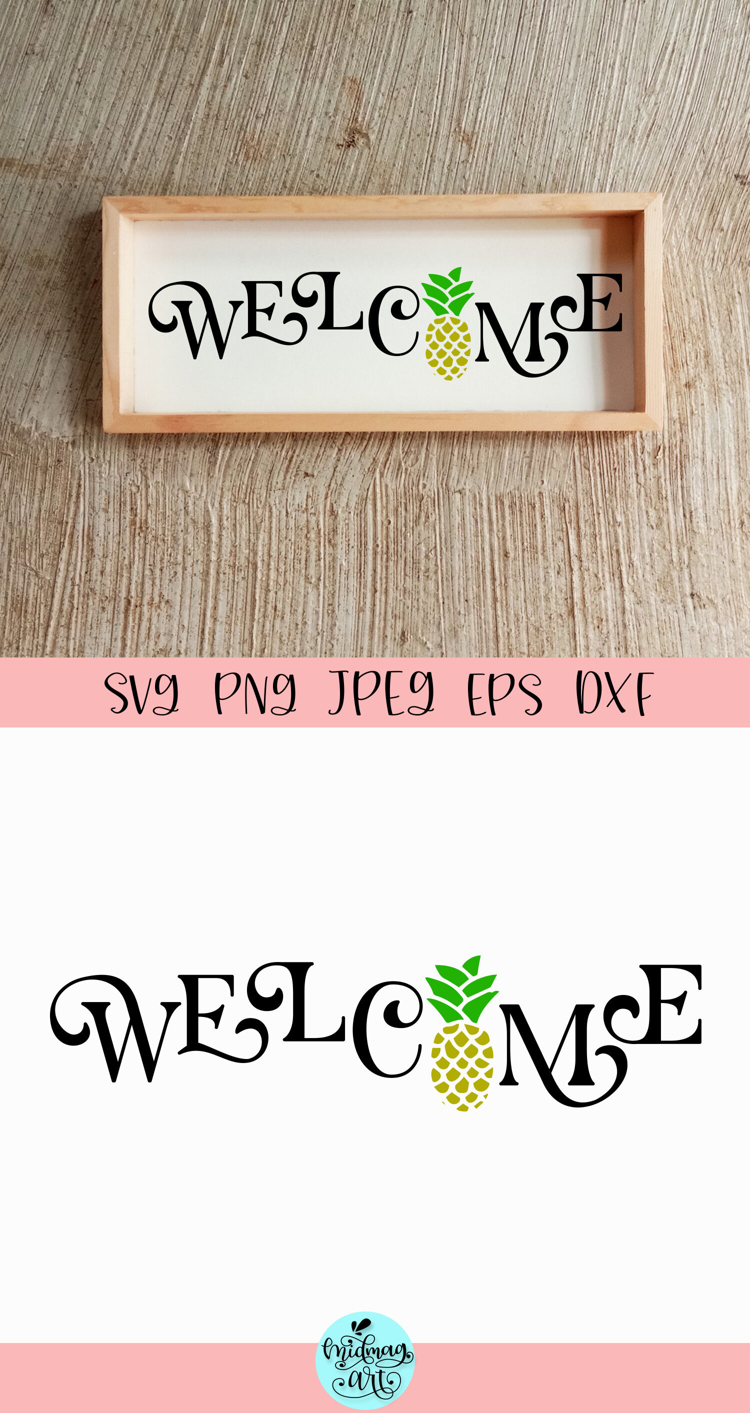 Welcome Wood Sign Svg Summer Wood Sign Svg By Midmagart Thehungryjpeg Com