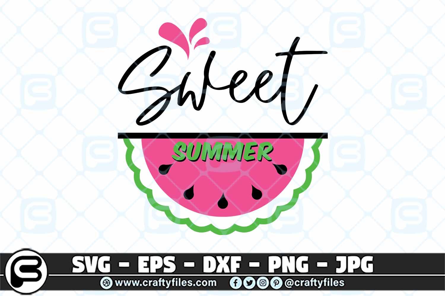 Sweet Summer Svg Hello Summer Svg Beach Time Svg By Crafty Files Thehungryjpeg Com