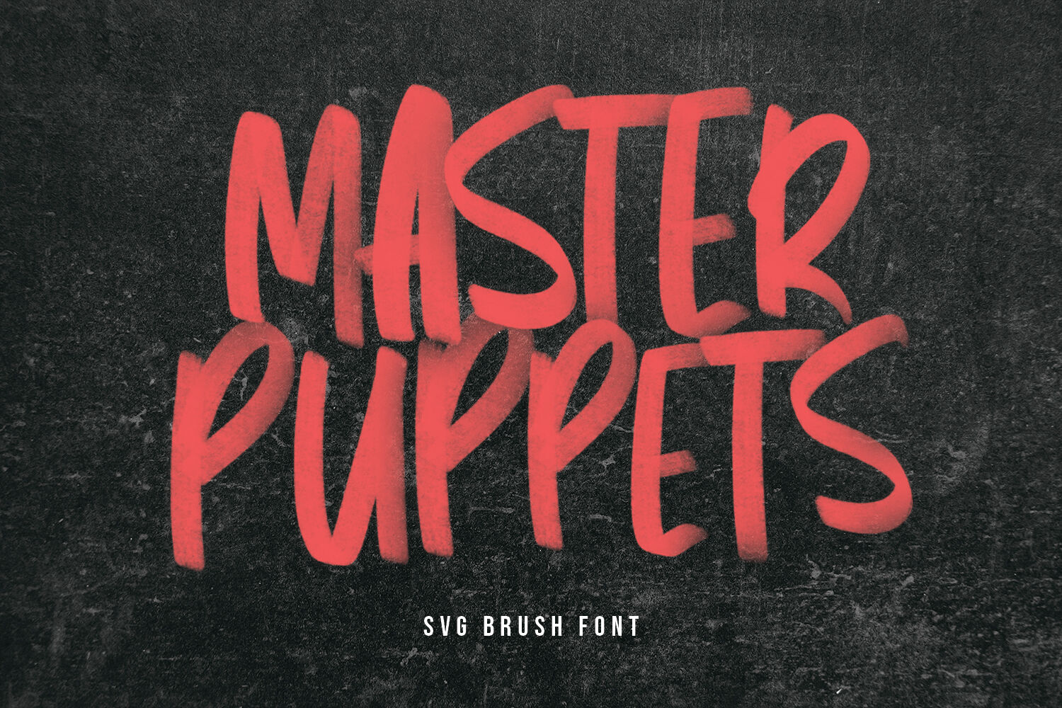 Master Puppets Svg Brush Sans Handmade Font Type By Maulana Creative Thehungryjpeg Com