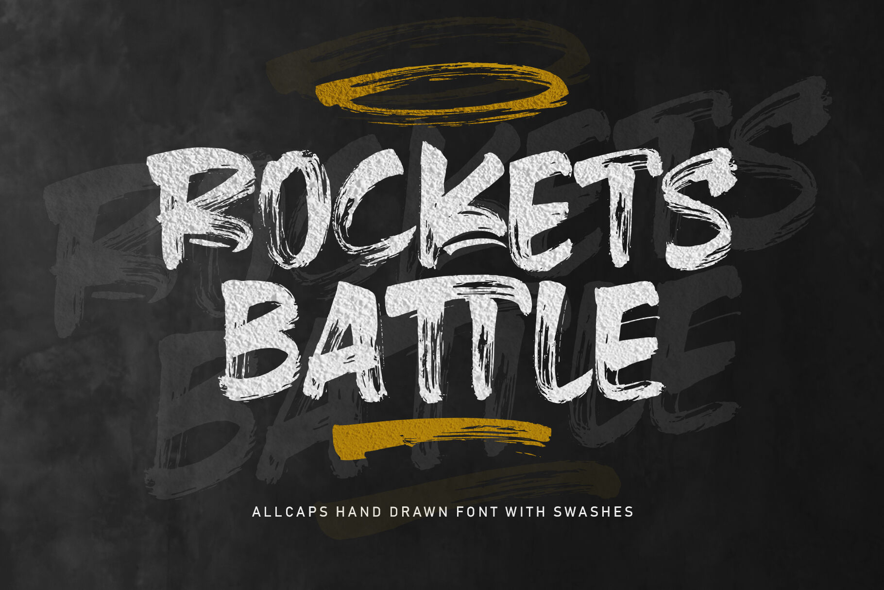 Rockets Battle Hand Drawn Font By Rochart Thehungryjpeg Com
