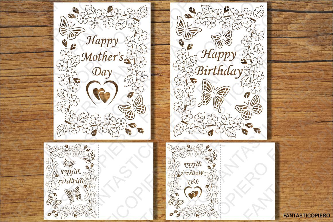 Download Pop Up Happy Birthday, Love You Mom, Happy Mother's Day SVG files. By FantasticoPiero ...