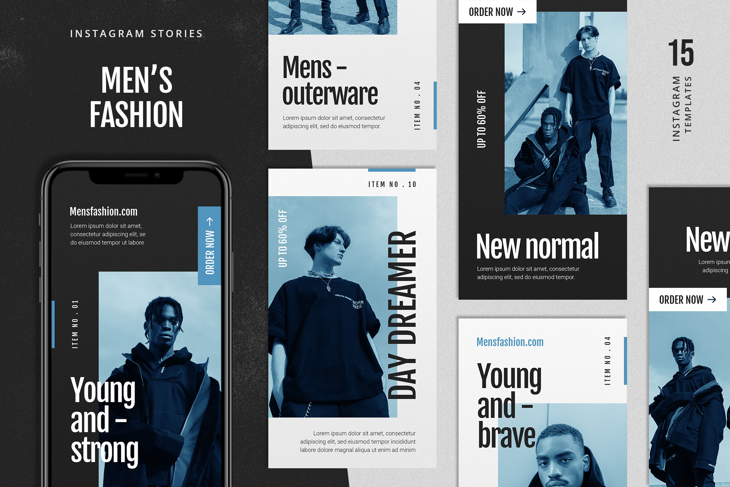 Men's Fashion Instagram Stories Template By StringLabs