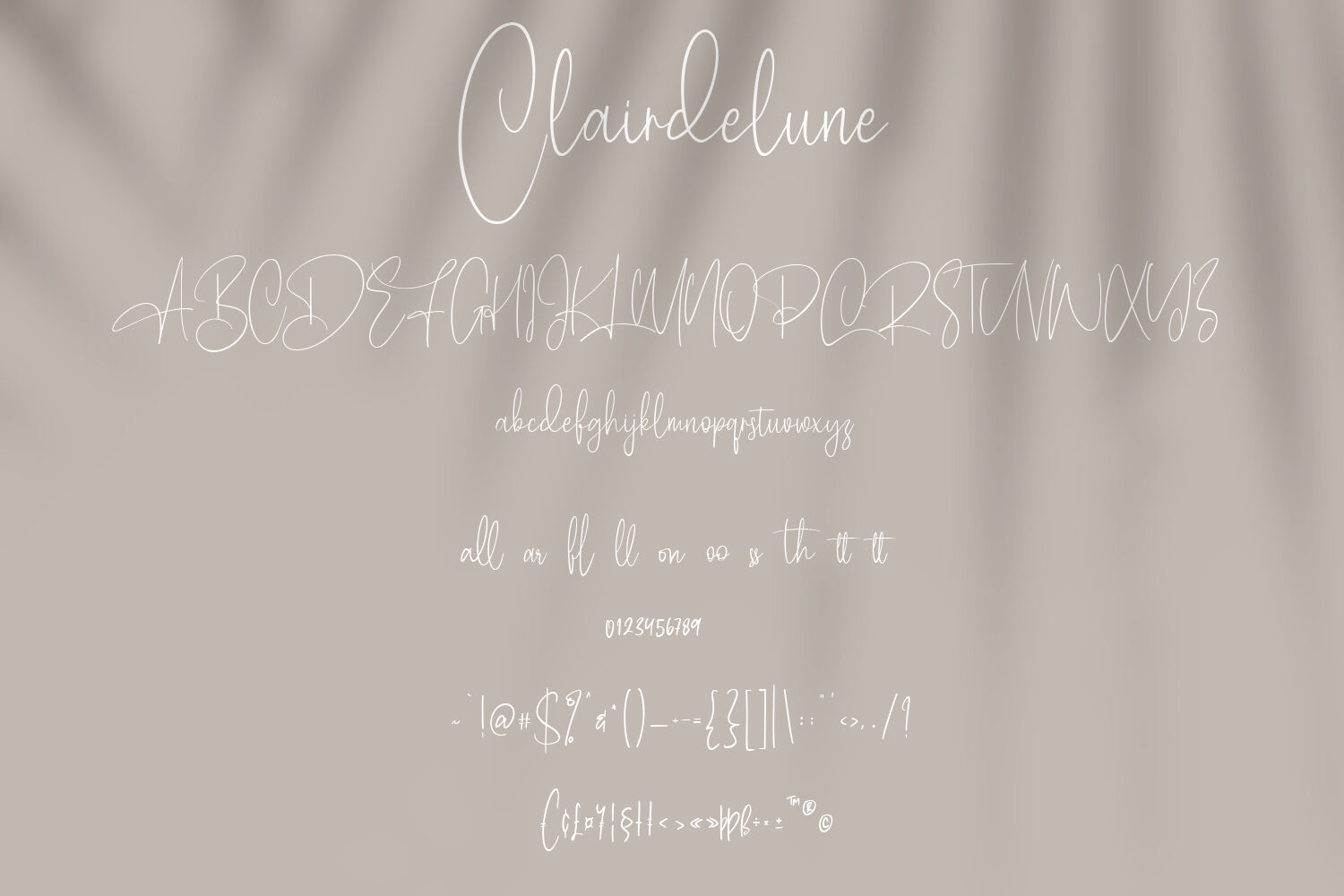 Clairdelune Calligraphy Modern Script Brush Font By Maulana Creative Thehungryjpeg Com