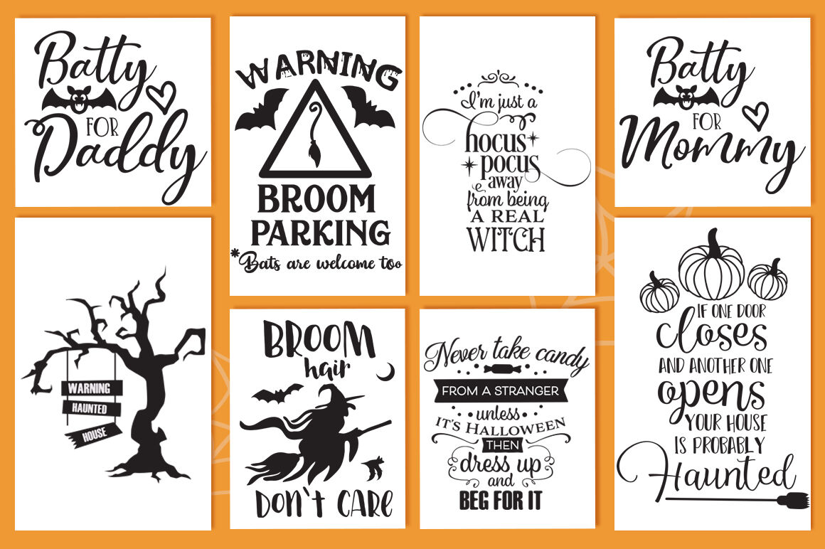 Download Halloween Pack By Nerd Mama Cut Files | TheHungryJPEG.com