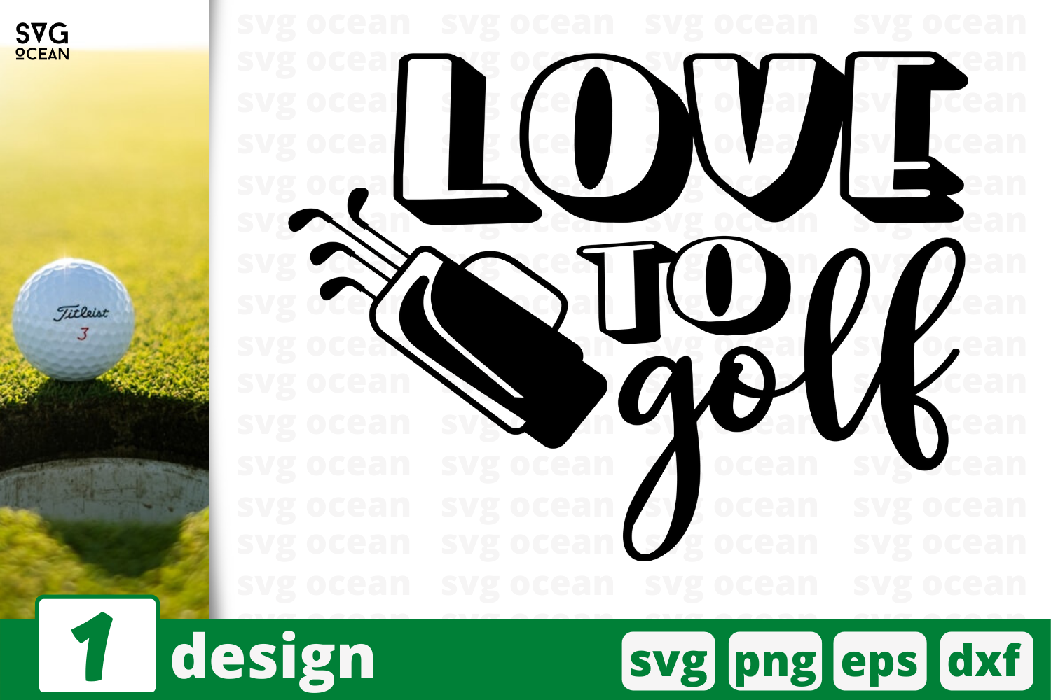 1 Love To Golf Sport Quotes Cricut Svg By Svgocean Thehungryjpeg Com