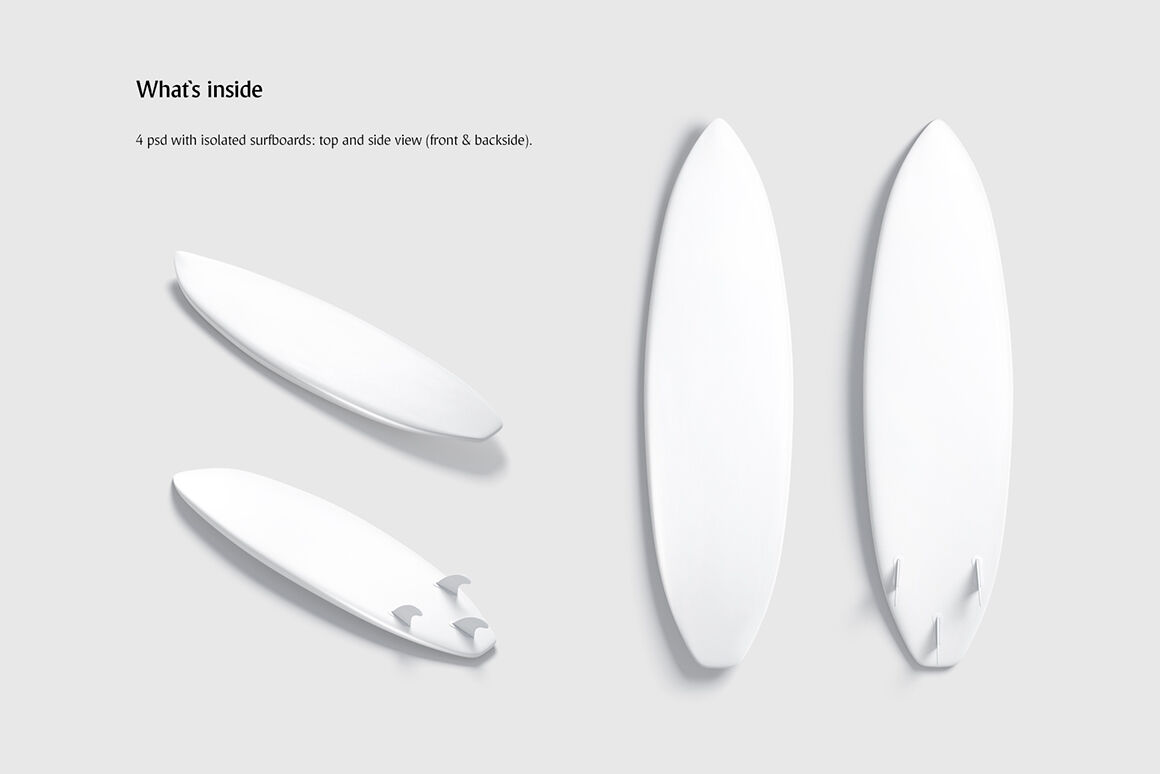 Download Surfboard Mockups Set By Rebrandy Thehungryjpeg Com PSD Mockup Templates