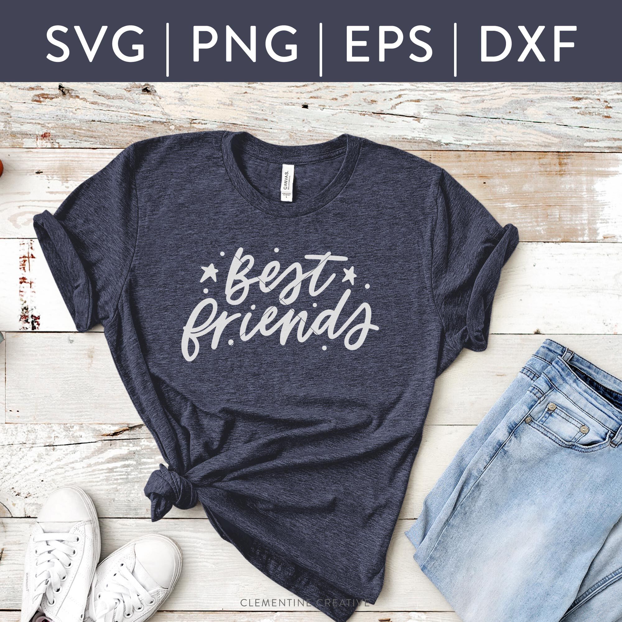 Download Best Friends SVG | Best Friends Cut File {SVG, Dxf, Eps ...