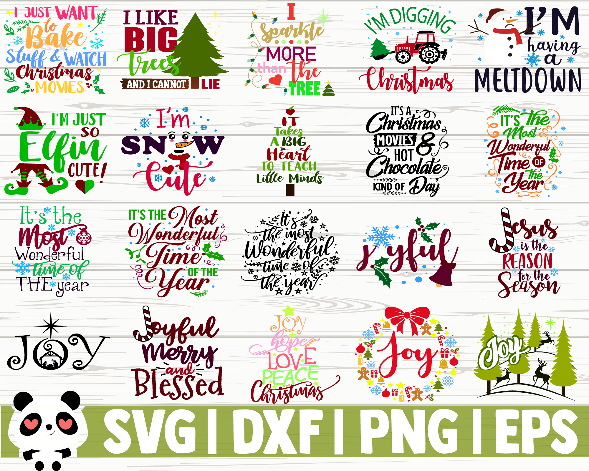 123 Christmas Quotes Bundle By CreativeDesignsLLC | TheHungryJPEG