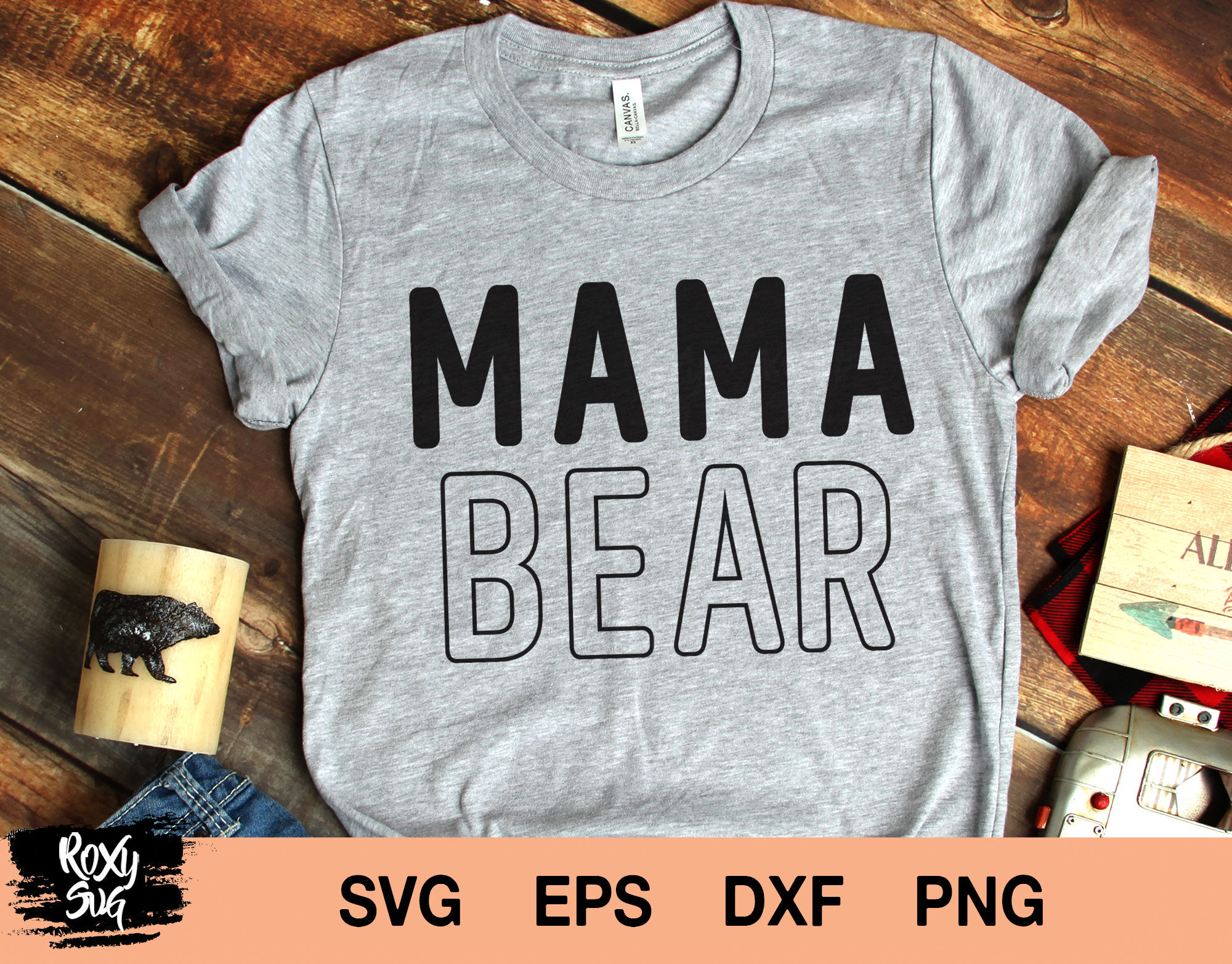 Download mama bear svg By Lovely Graphics | TheHungryJPEG.com