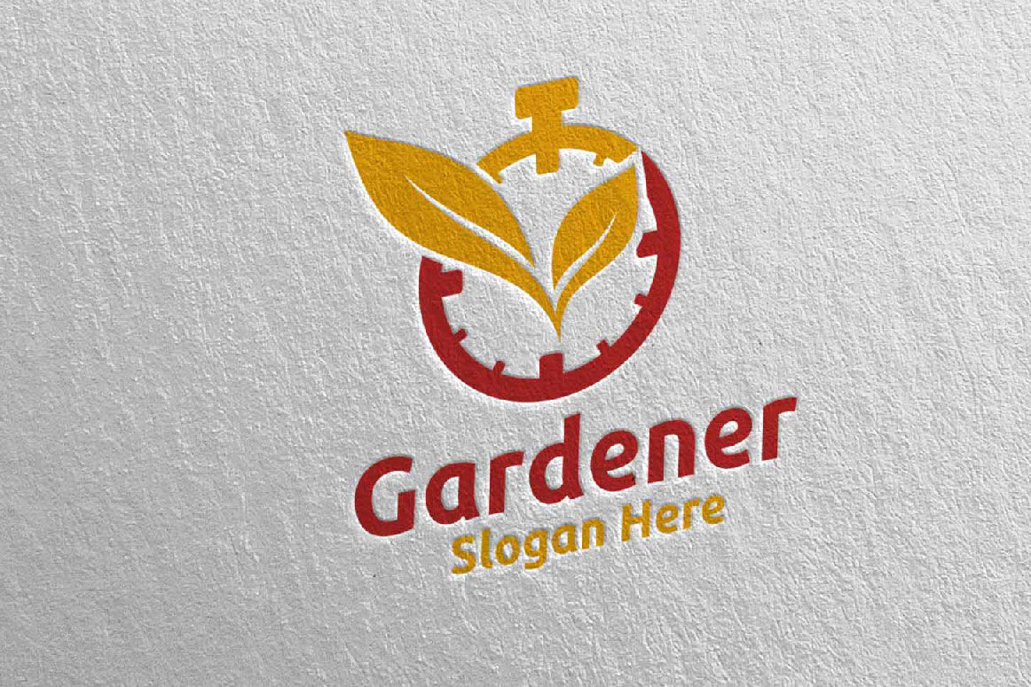 Speed Botanical Gardener Logo Design 26 By denayunethj | TheHungryJPEG