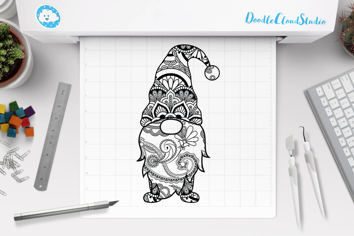 Download Christmas Mandala Svg Cut Files Holiday Designs Winter Mandala Svg By Doodle Cloud Studio Thehungryjpeg Com
