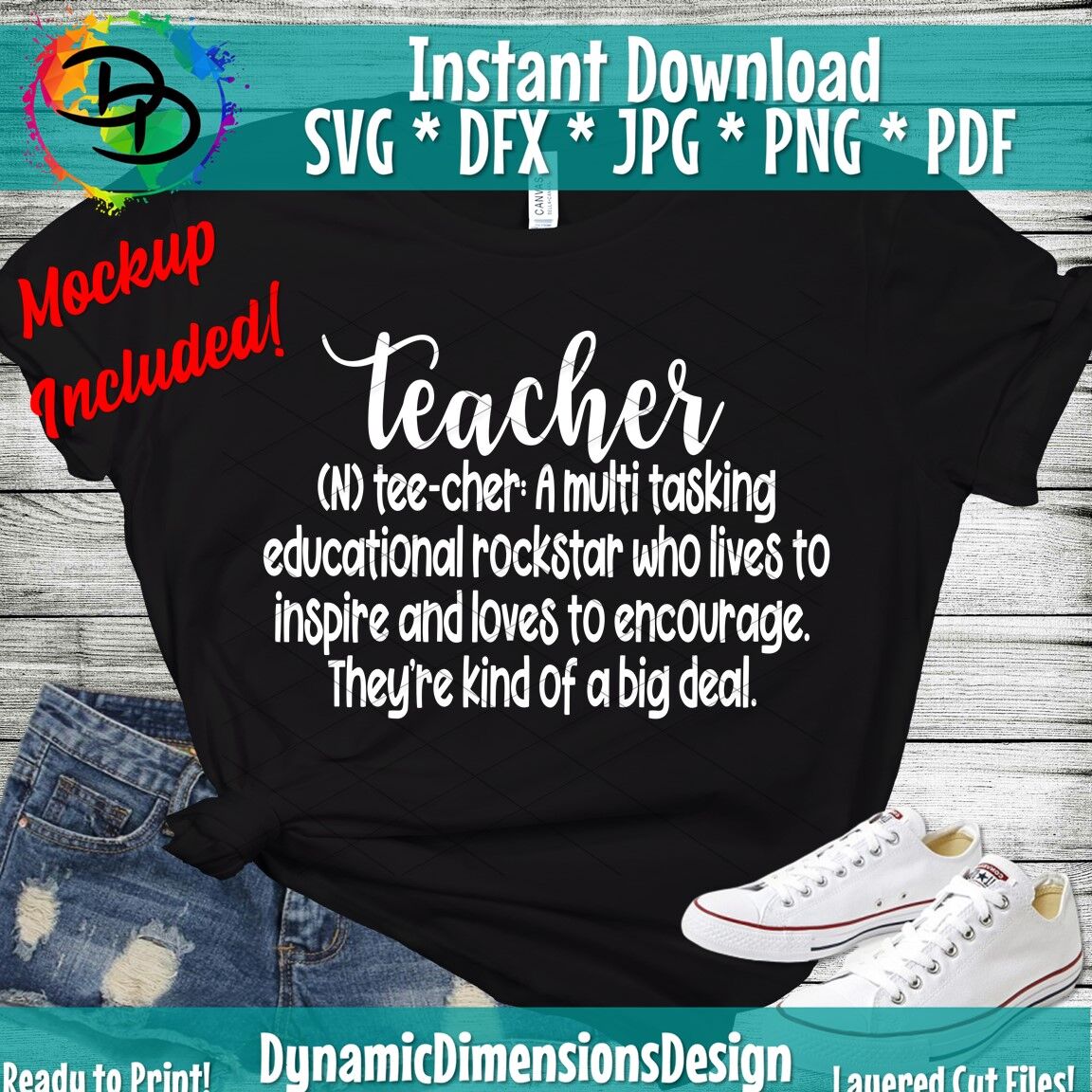Download Teacher Svg Teacher Definition Svg Teacher Quote Silhouette Cameo C By Dynamic Dimensions Thehungryjpeg Com