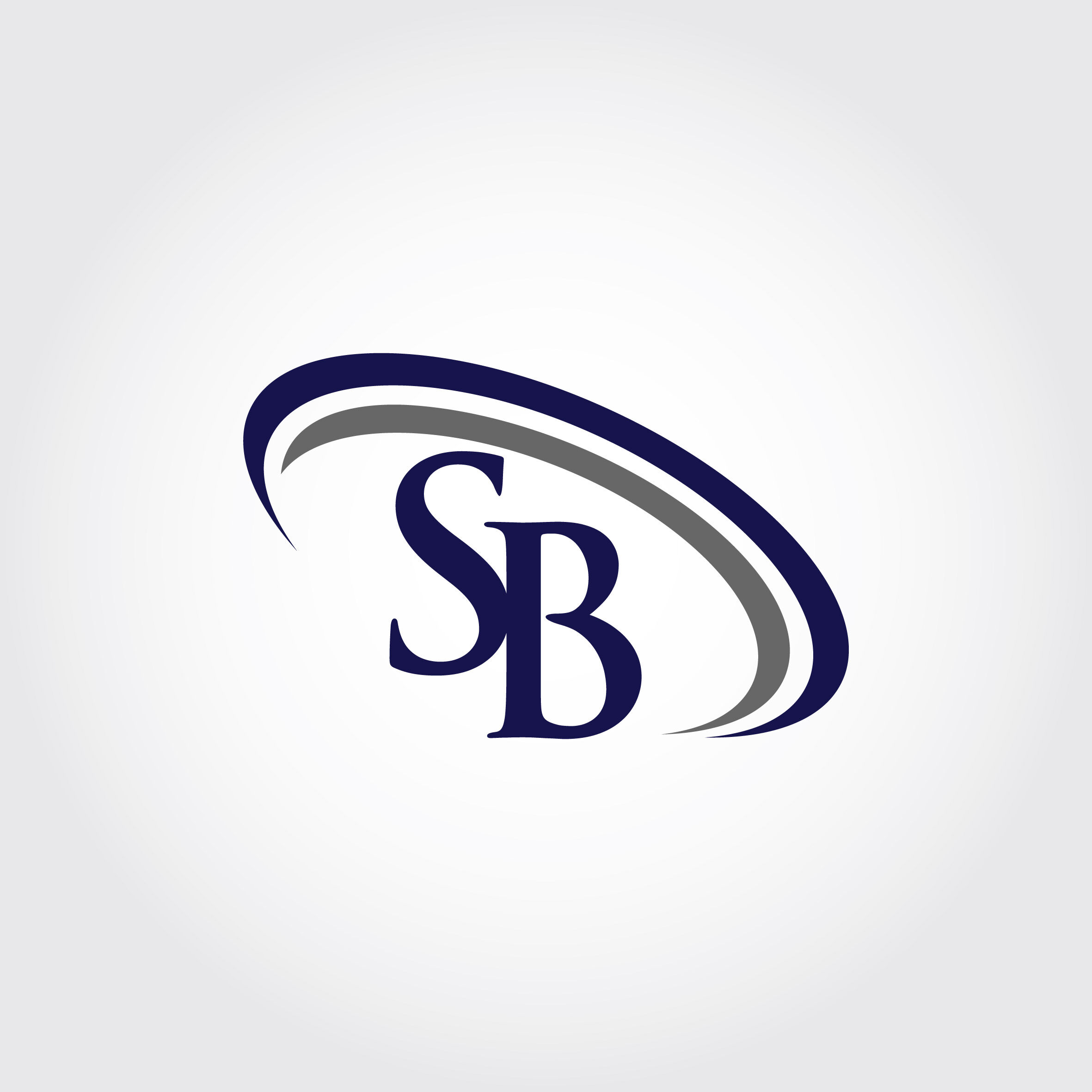 Monogram Sb Logo Design By Vectorseller Thehungryjpeg
