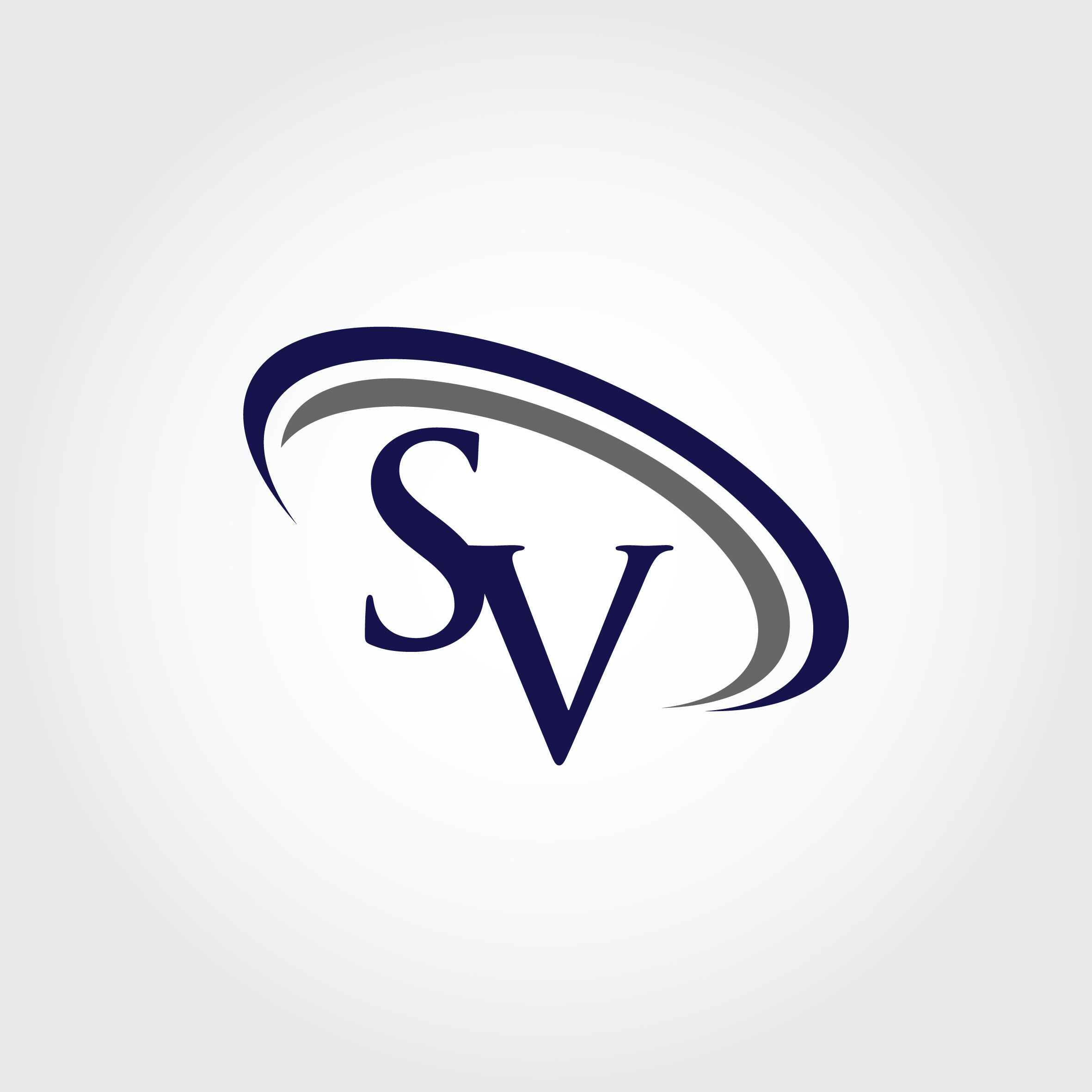 Monogram Sv Logo Design By Vectorseller Thehungryjpeg Com