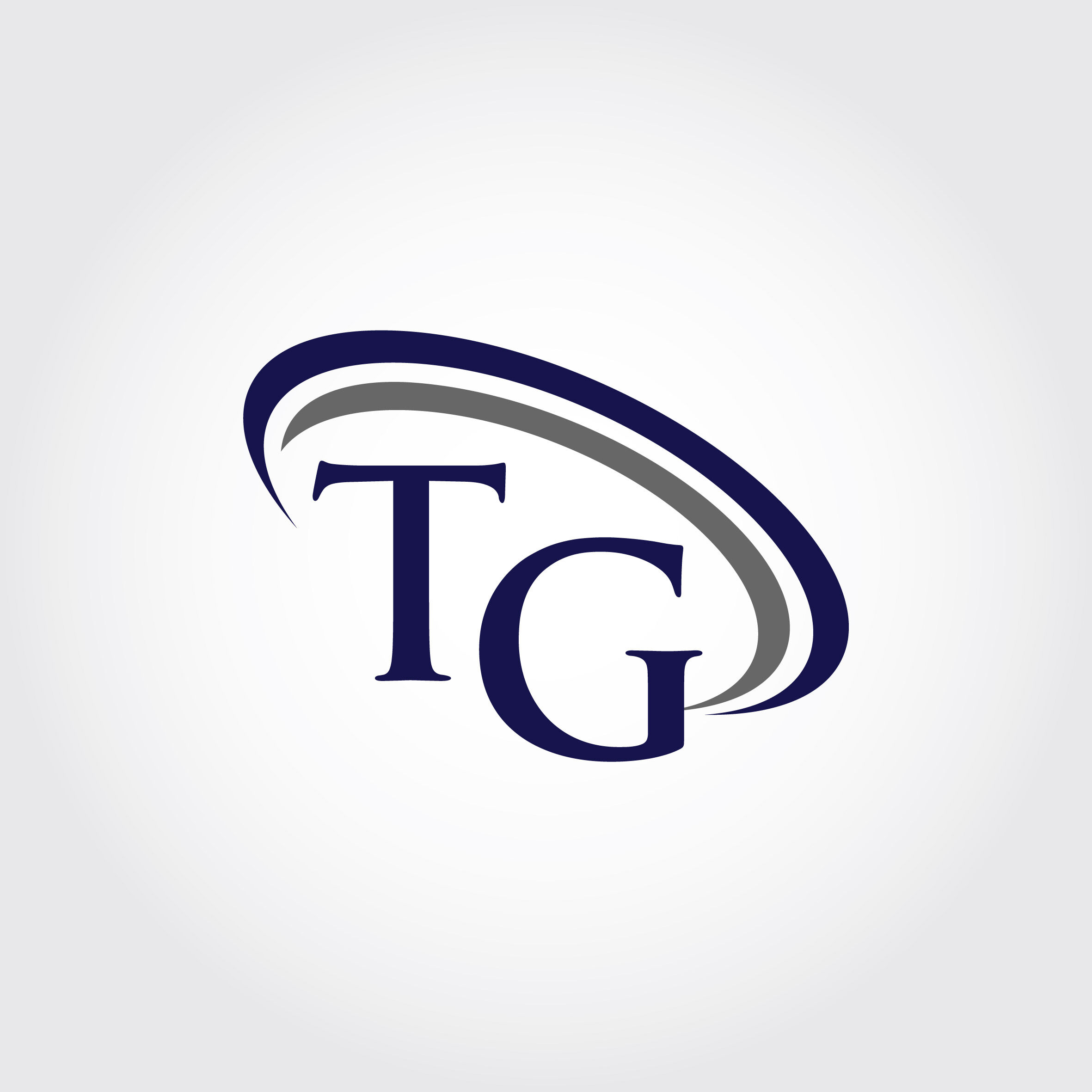 Tg letter original monogram logo design • wall stickers company, finance,  elegant | myloview.com